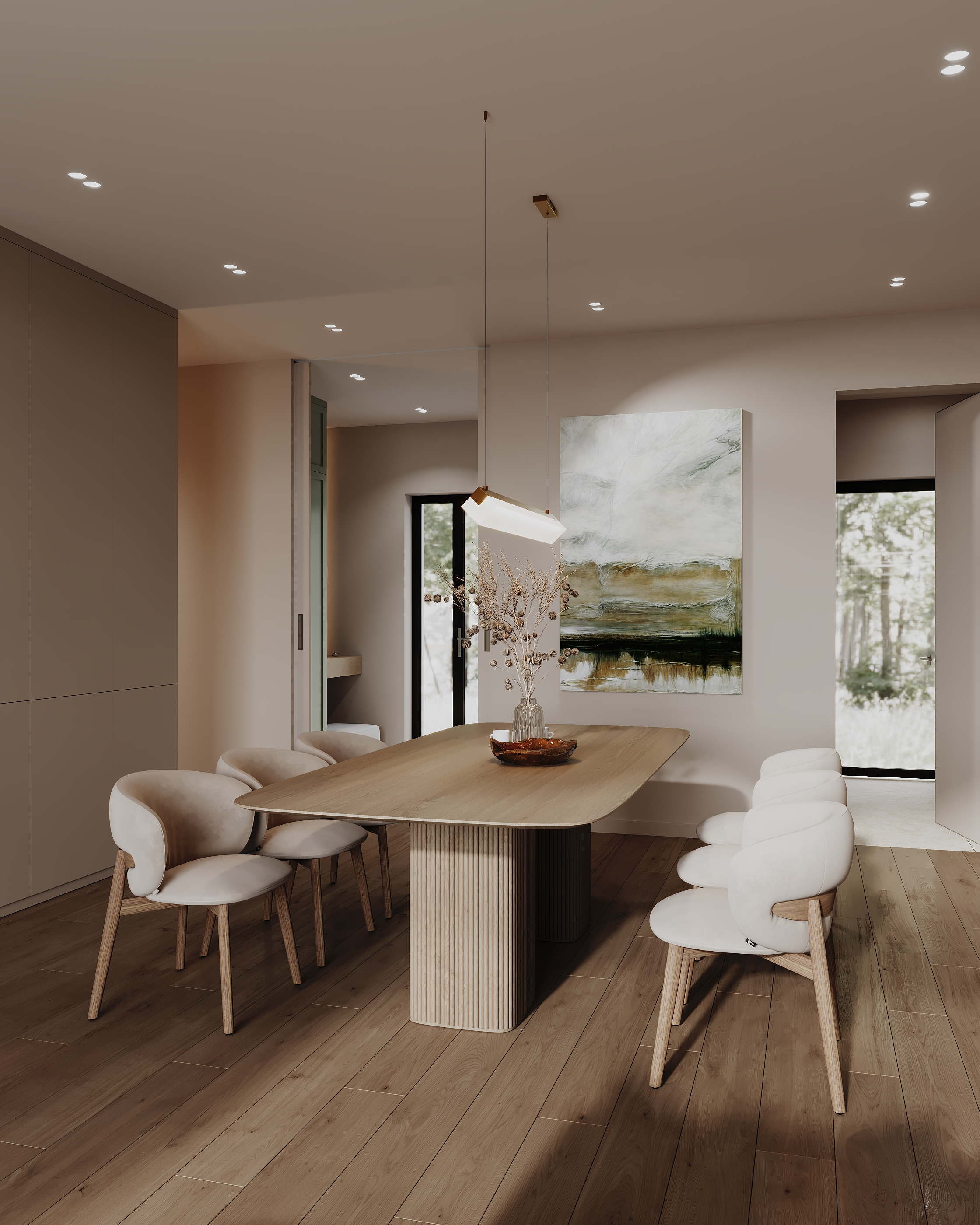 Интерьер дома в кп Урман — 174 м²