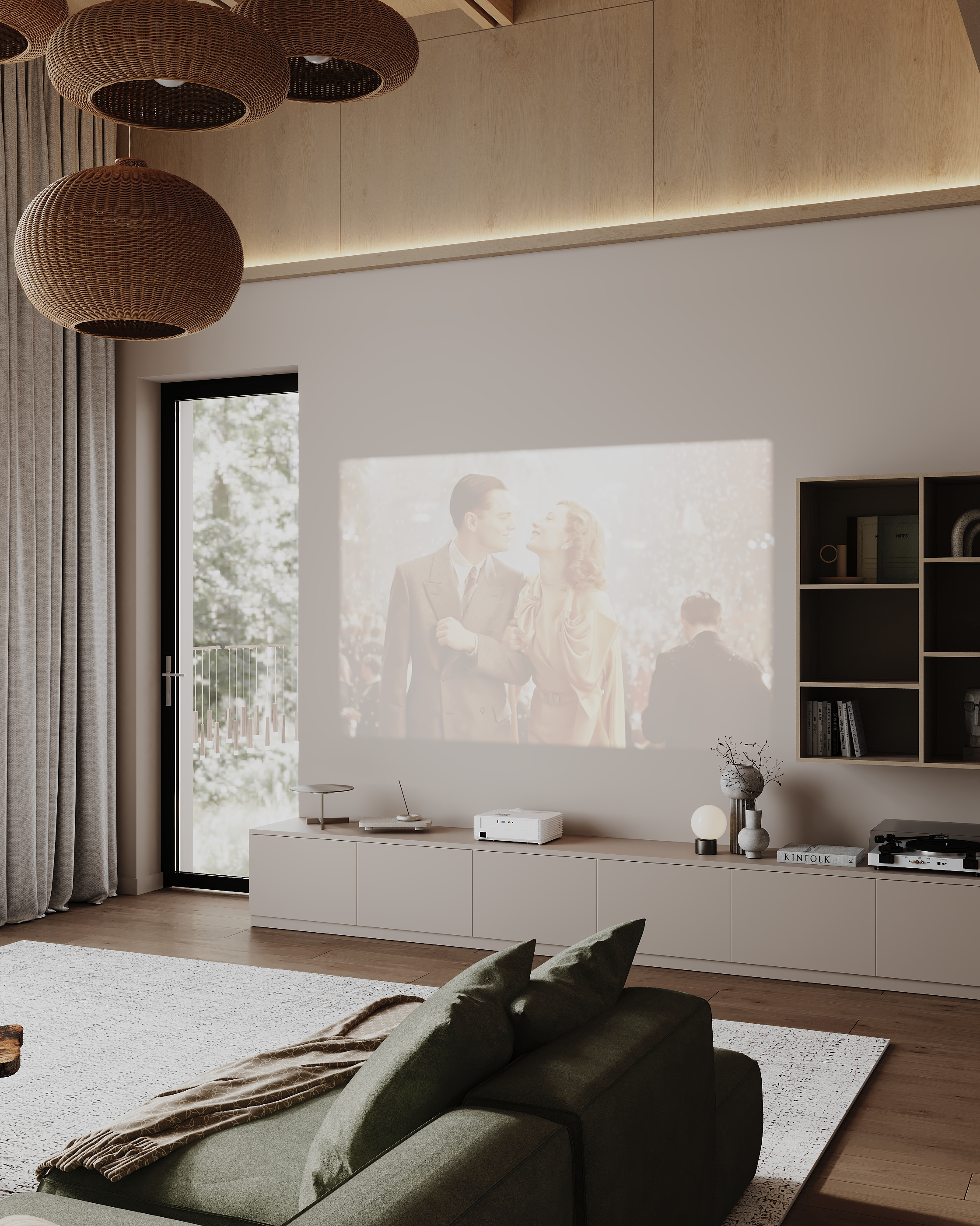 Интерьер дома в кп Урман — 174 м²