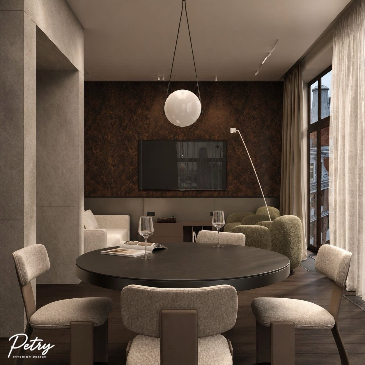 Дизайн интерьера квартиры "Kazakov Grand Loft — квартира как личная галерея