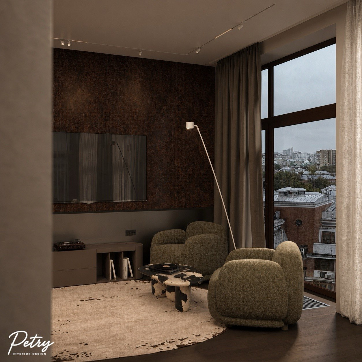Дизайн интерьера квартиры "Kazakov Grand Loft — квартира как личная галерея