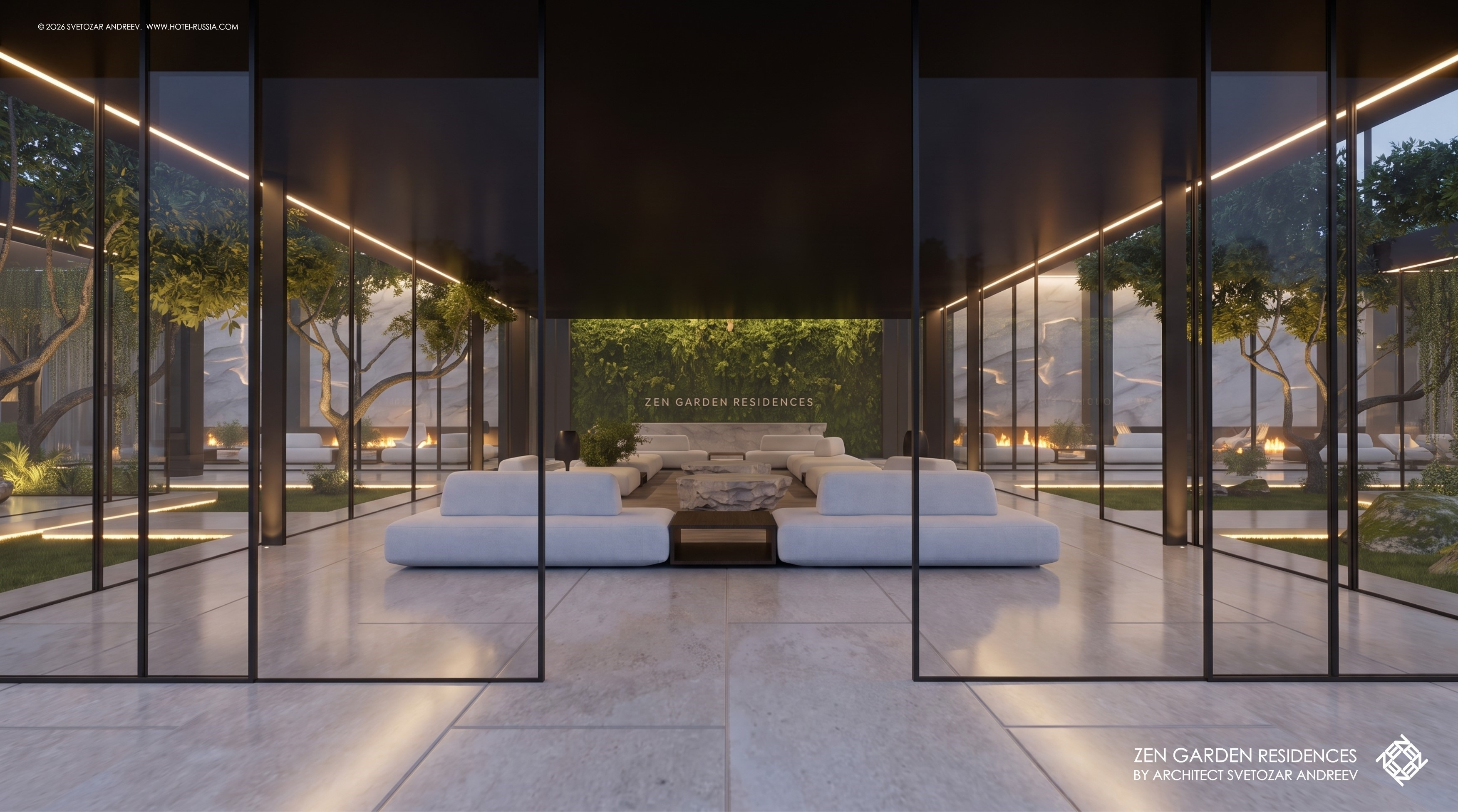 Сады В Авторском ЖК ZEN GARDEN От Архитектора Светозара Андреева