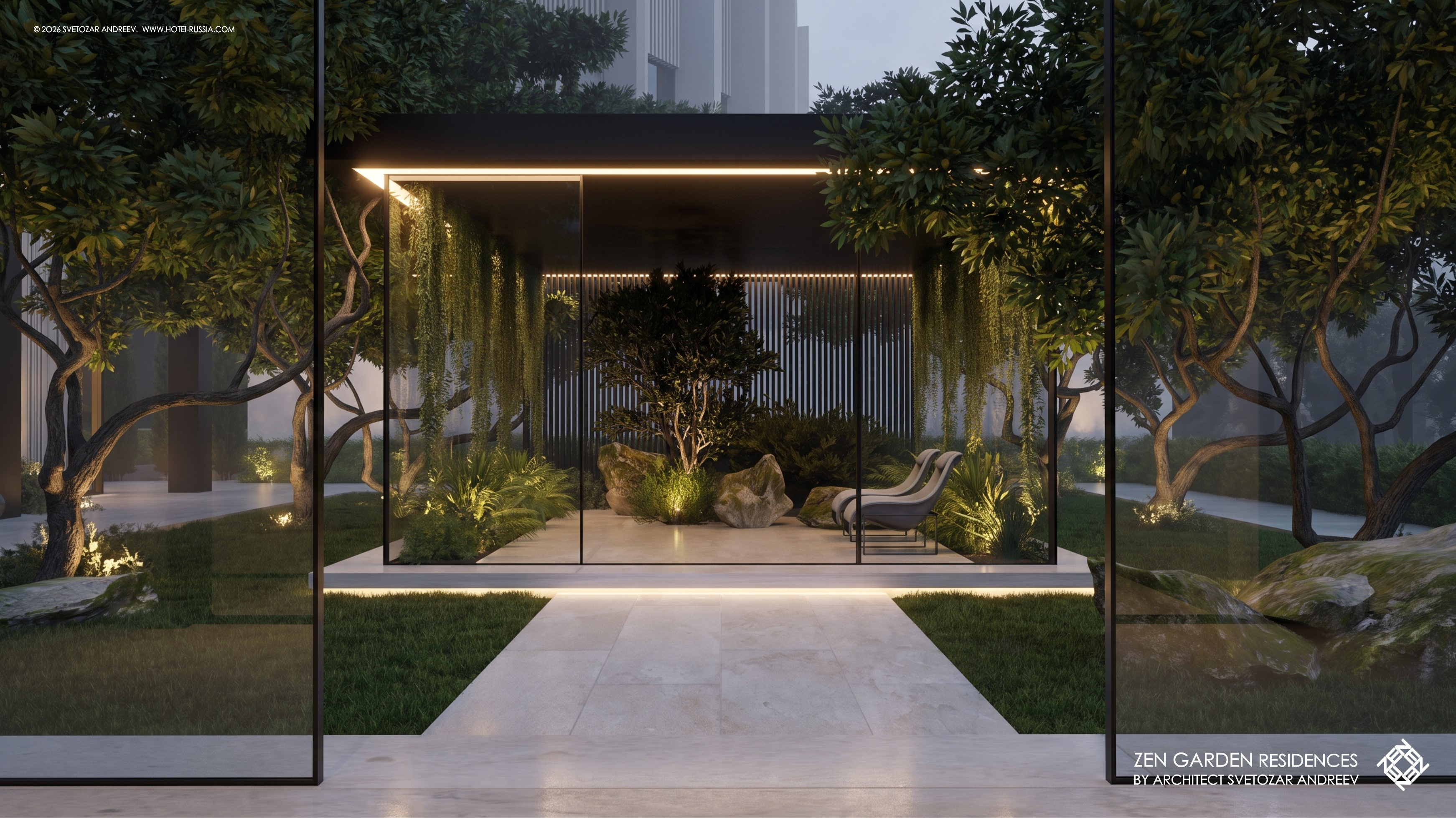 Сады В Авторском ЖК ZEN GARDEN От Архитектора Светозара Андреева