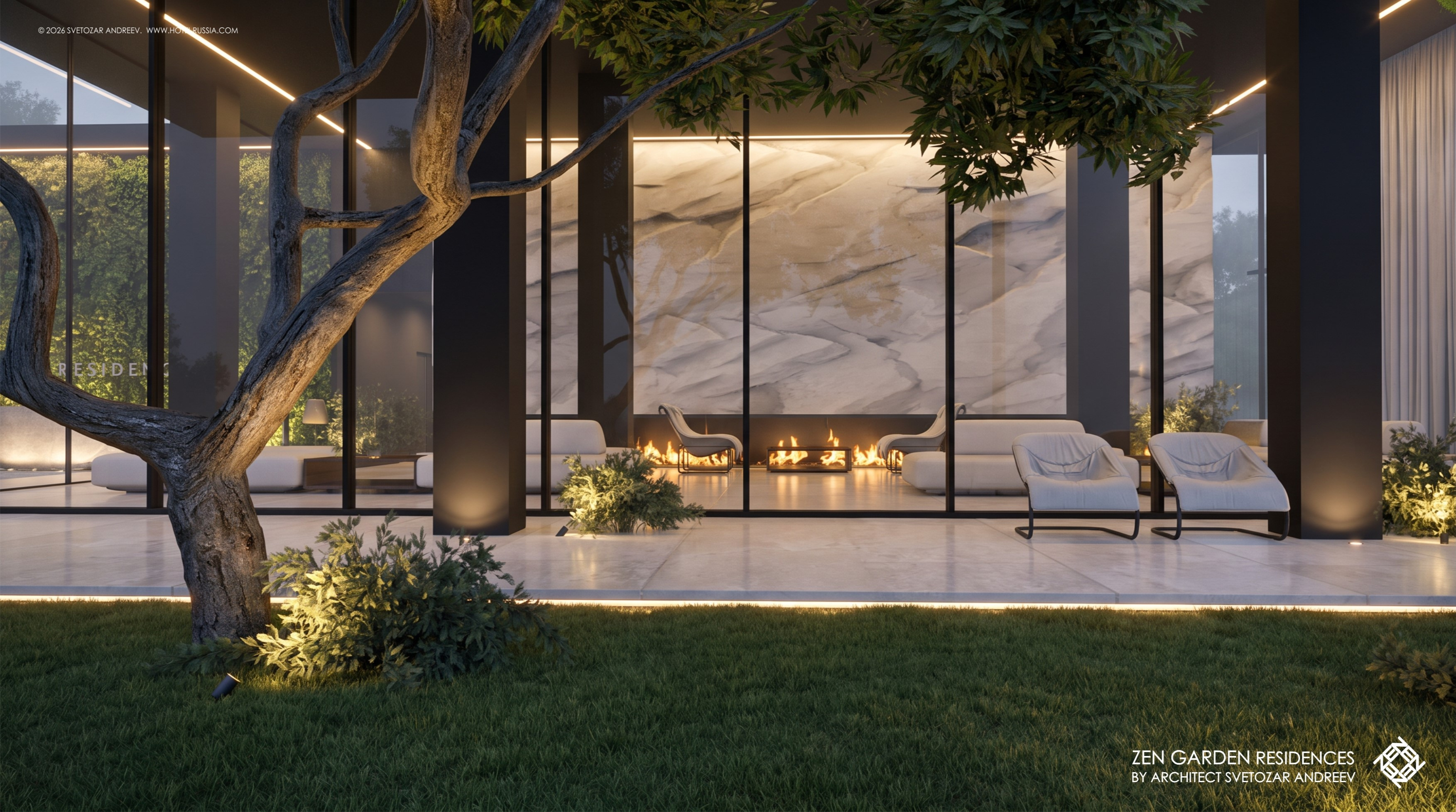 Сады В Авторском ЖК ZEN GARDEN От Архитектора Светозара Андреева