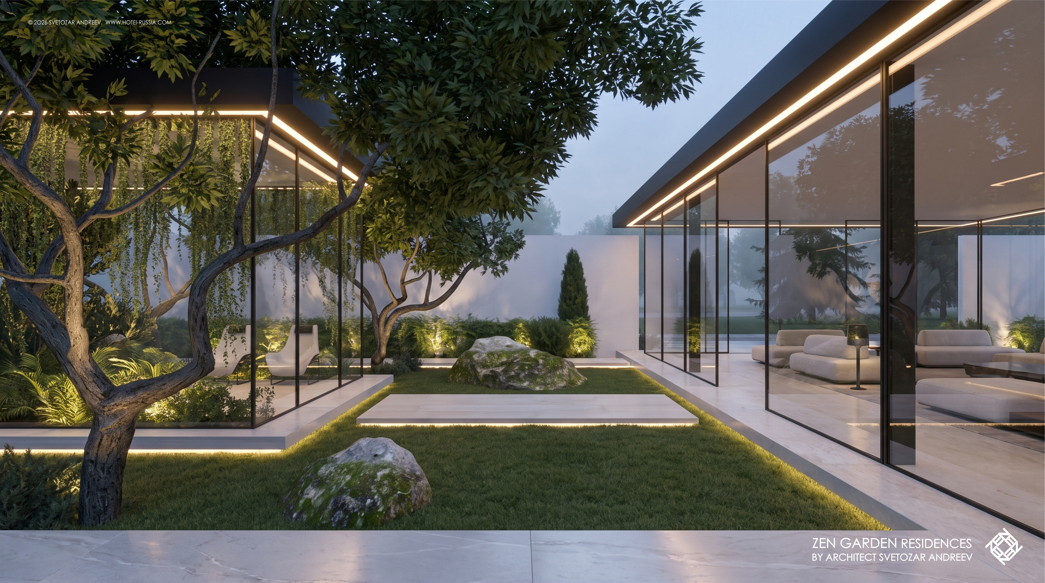 Сады В Авторском ЖК ZEN GARDEN От Архитектора Светозара Андреева