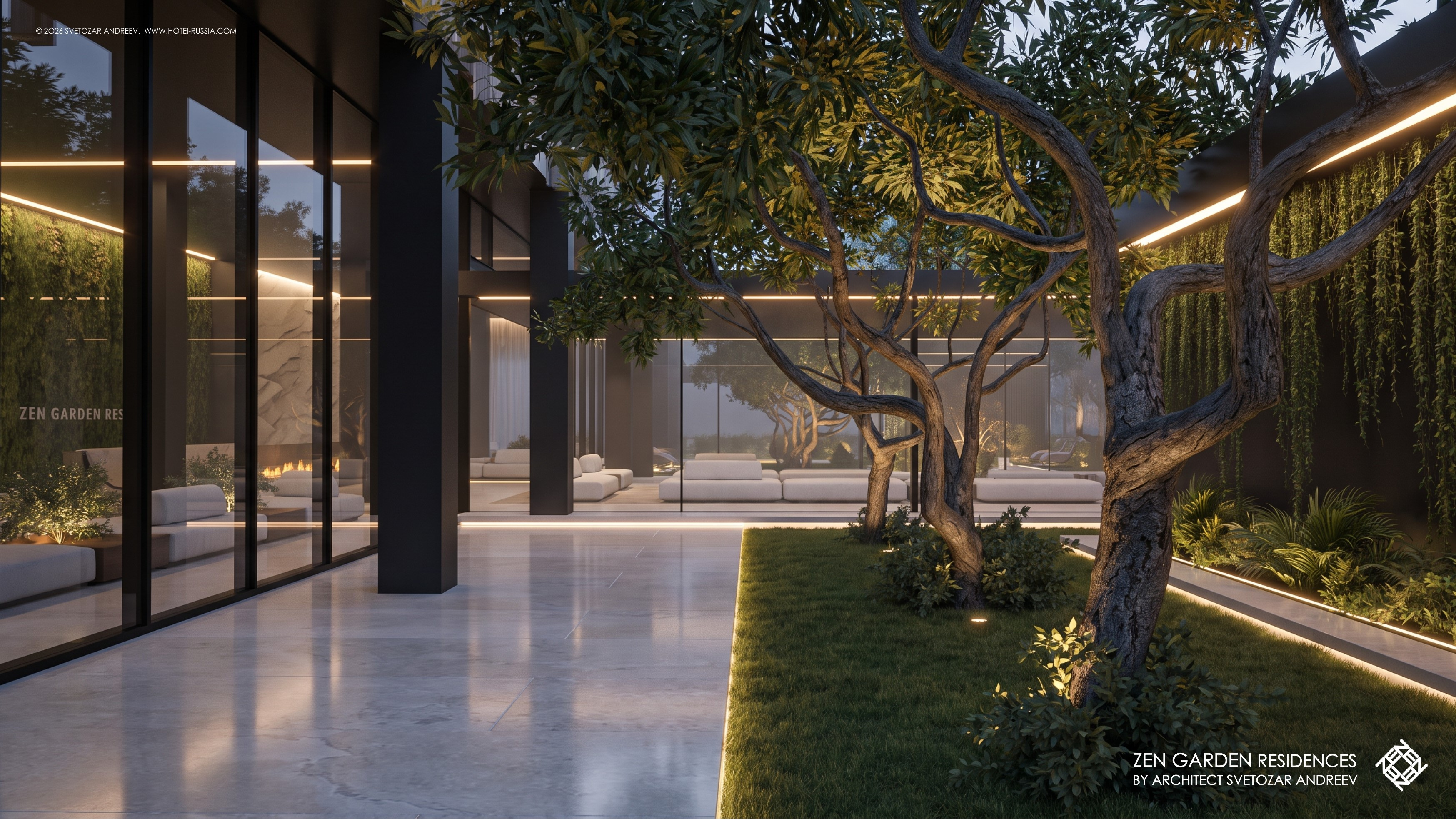 Сады В Авторском ЖК ZEN GARDEN От Архитектора Светозара Андреева