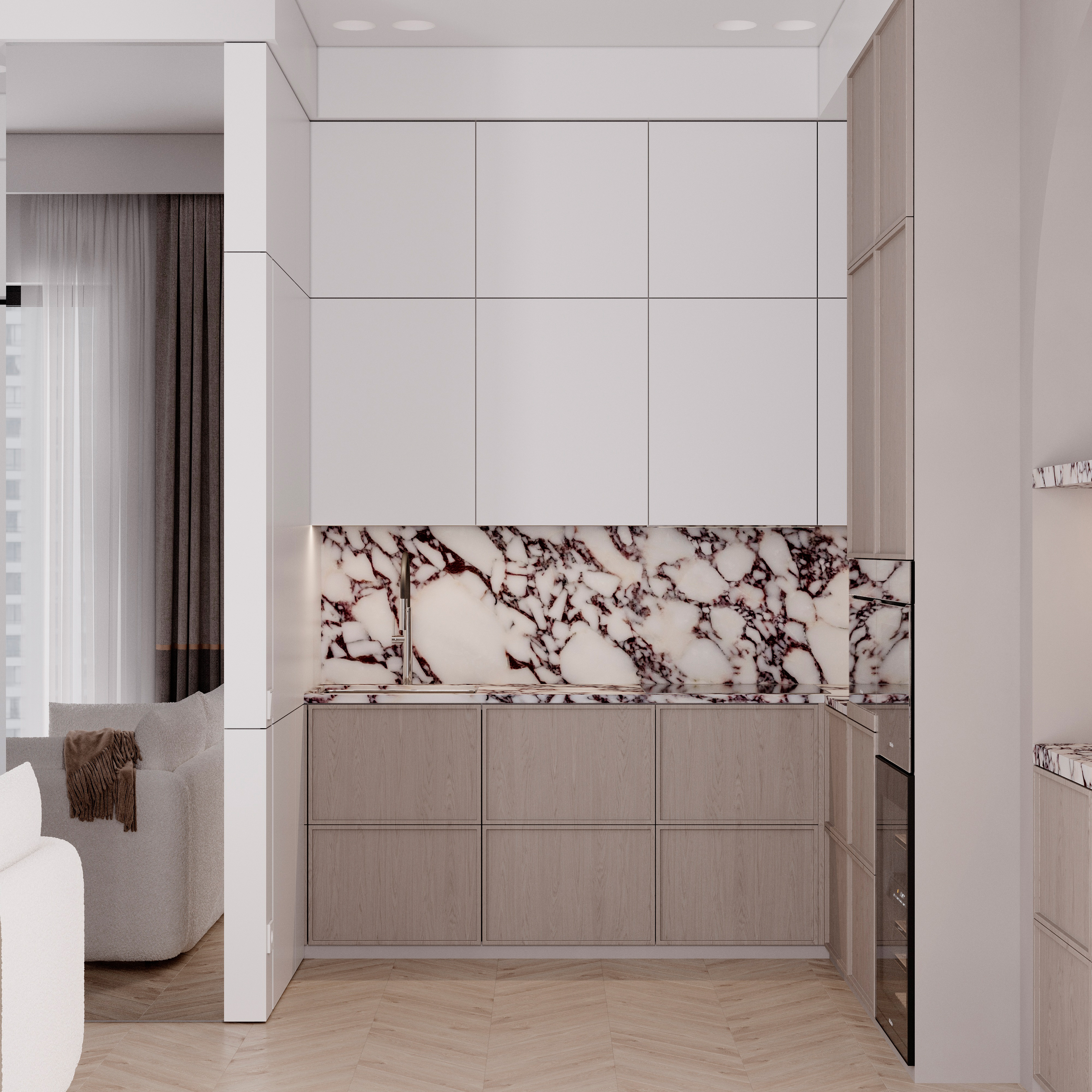 Обложка проекта: современным тёплым минимализмом — Warm / Soft Minimalism, с примесью Japandi и Quiet Luxury