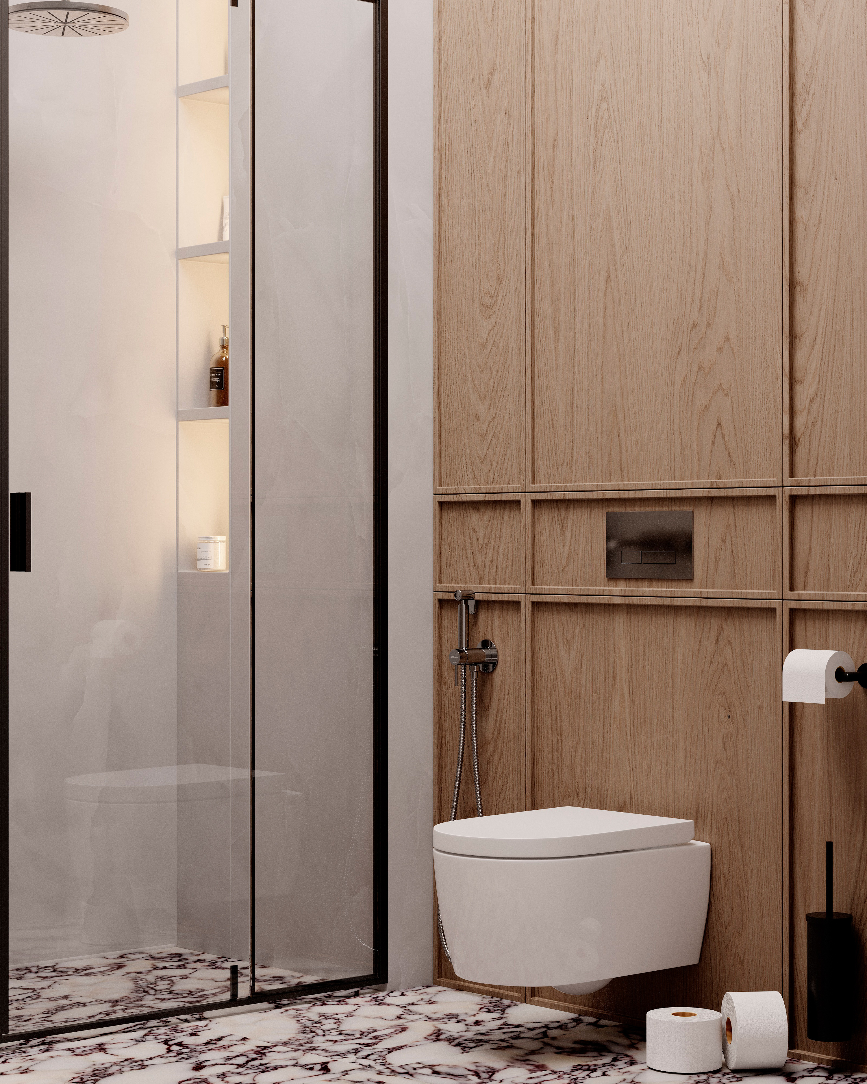 современным тёплым минимализмом — Warm / Soft Minimalism, с примесью Japandi и Quiet Luxury