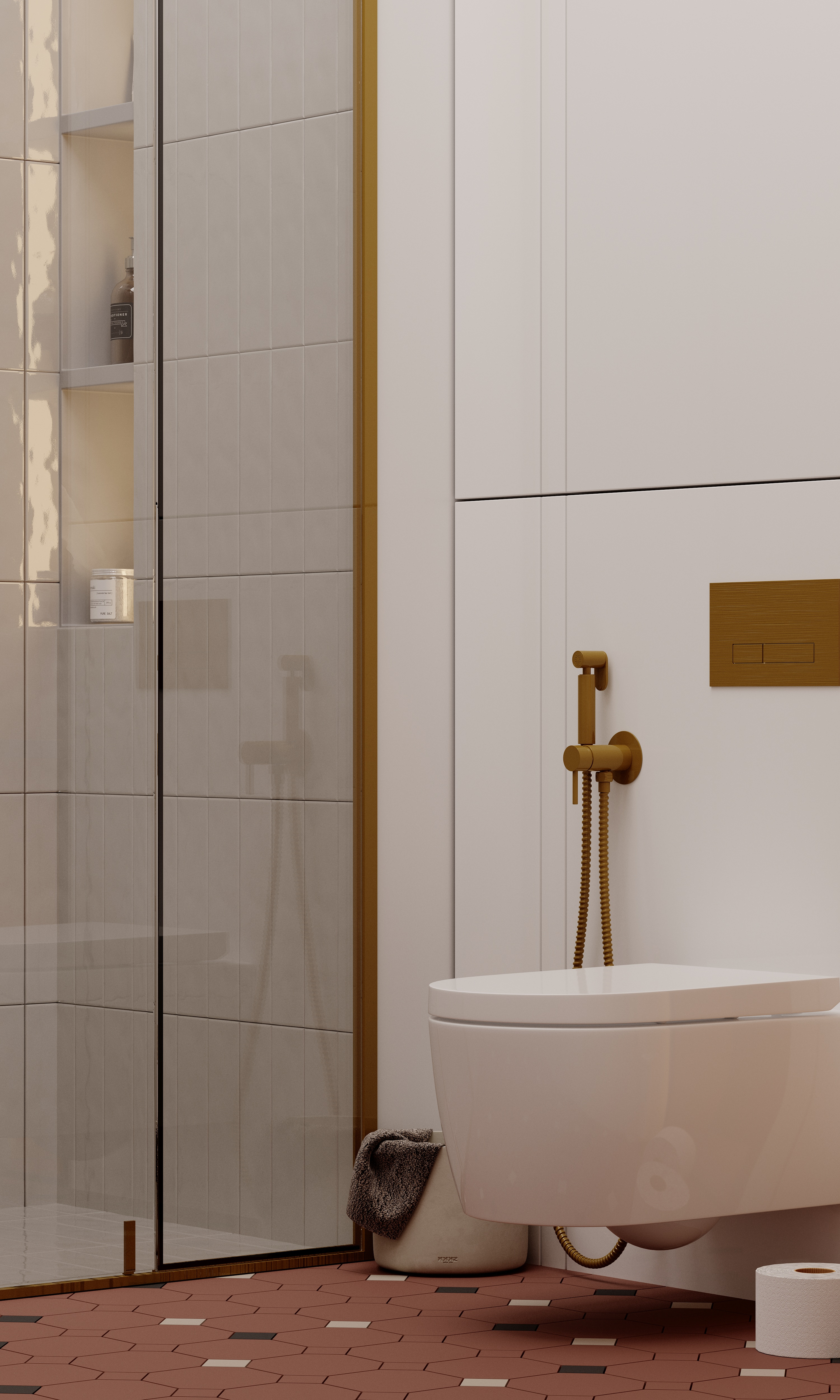 современный минимализм с элементами mid-century modern и soft contemporary.