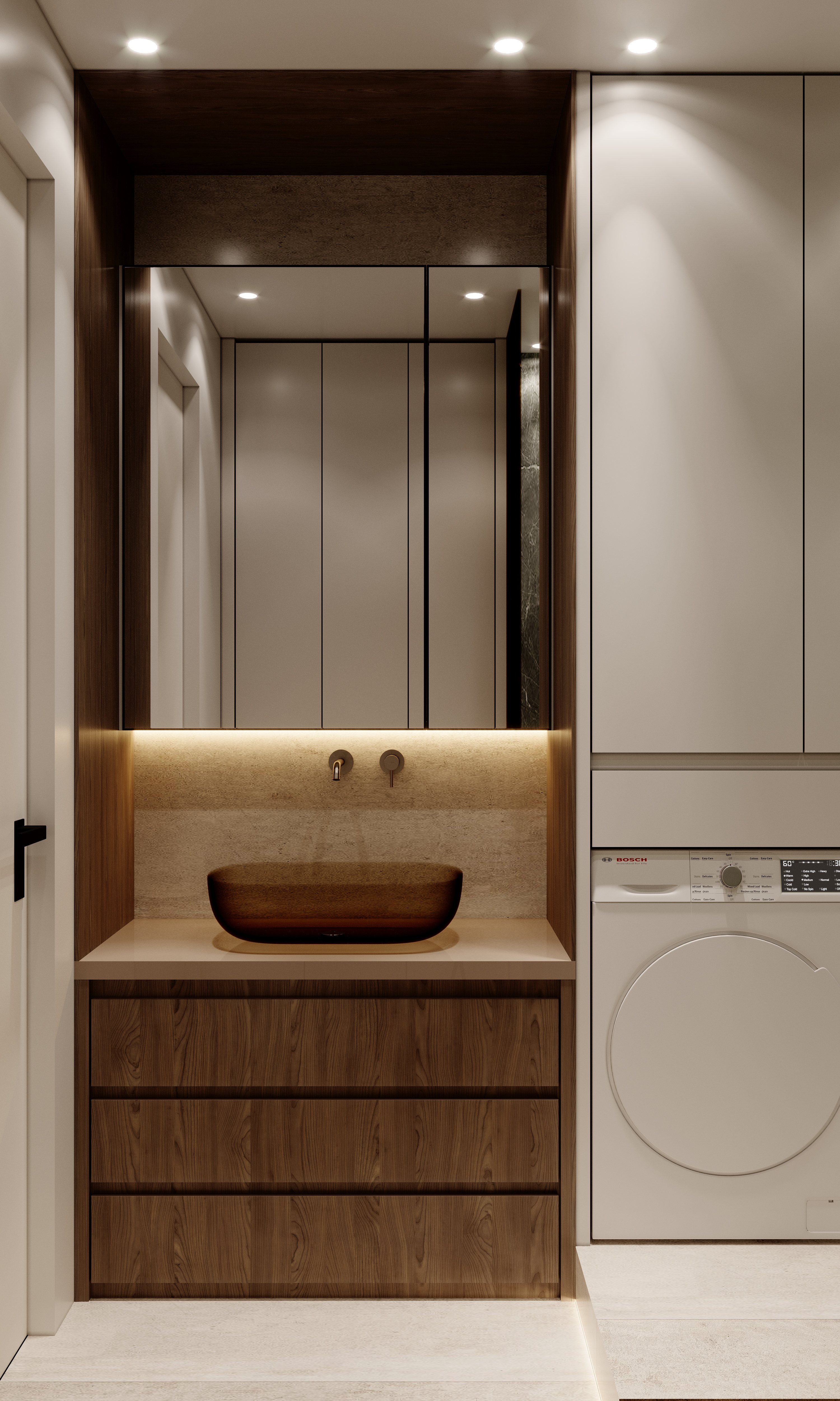 современный эклектичный минимализм с элементами mid-century modern и quiet luxury.