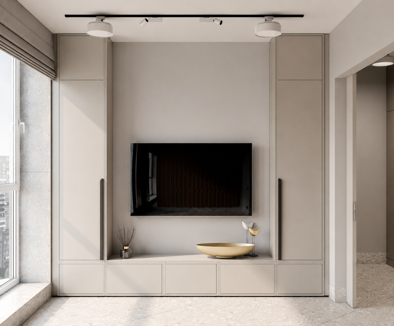 современным тёплым минимализмом — Warm Contemporary Minimalism, с элементами Soft Luxury.