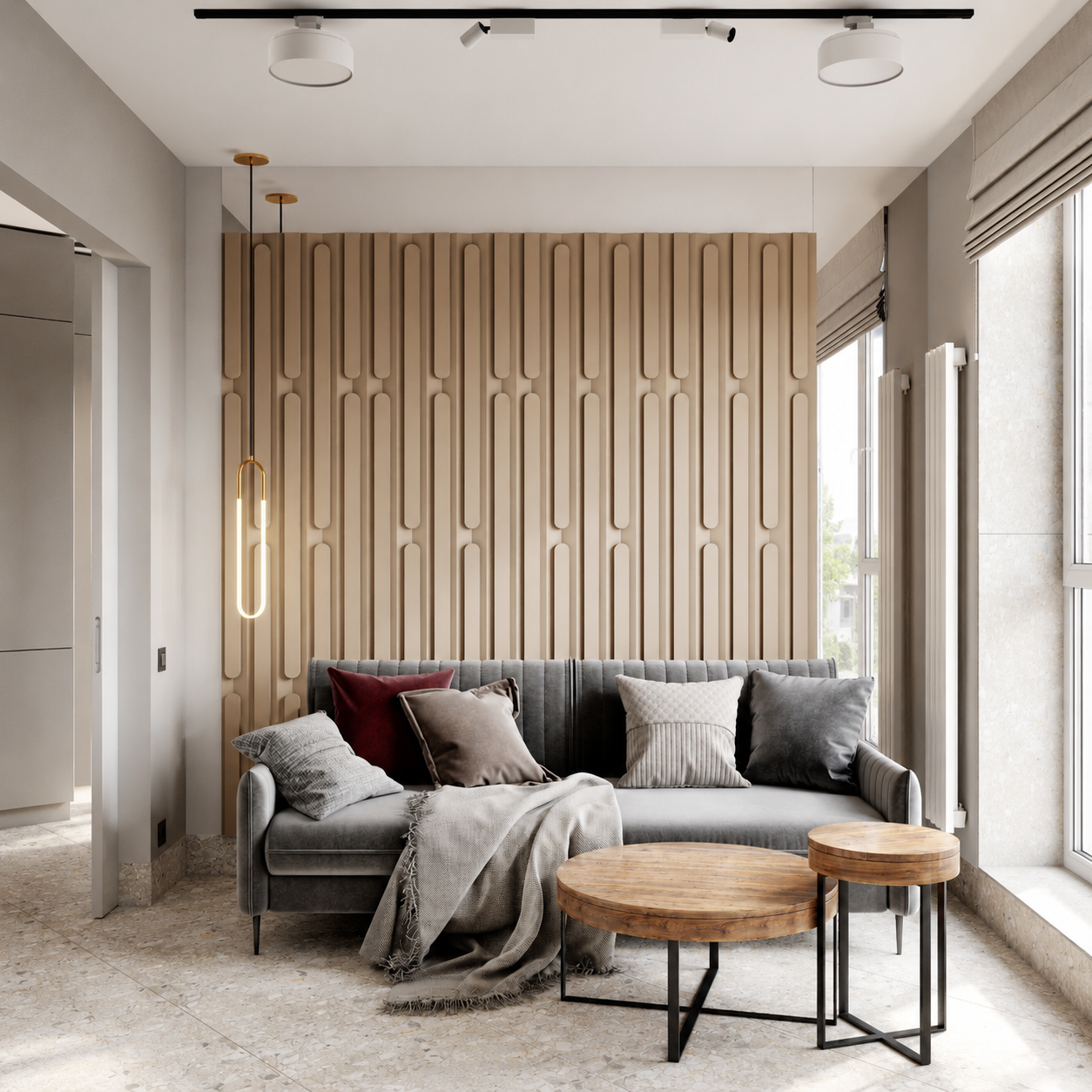 современным тёплым минимализмом — Warm Contemporary Minimalism, с элементами Soft Luxury.