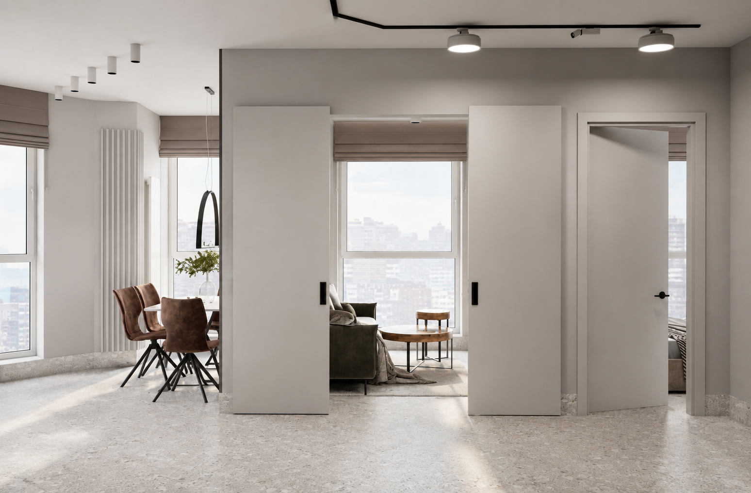 современным тёплым минимализмом — Warm Contemporary Minimalism, с элементами Soft Luxury.