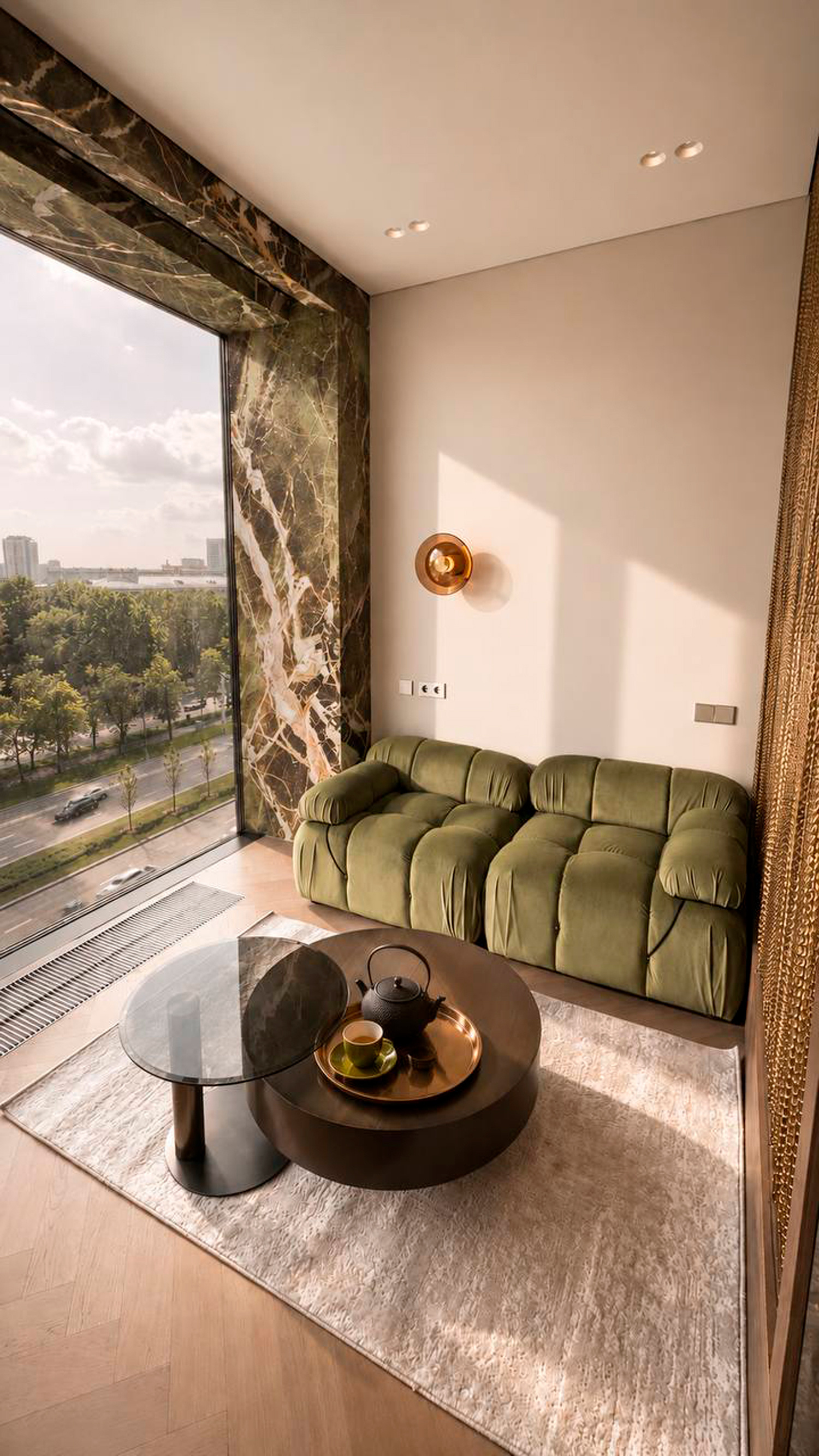 современный эклектичный минимализм с элементами mid-century modern и quiet luxury.