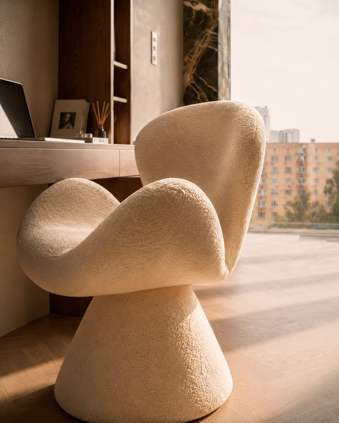 современный эклектичный минимализм с элементами mid-century modern и quiet luxury.