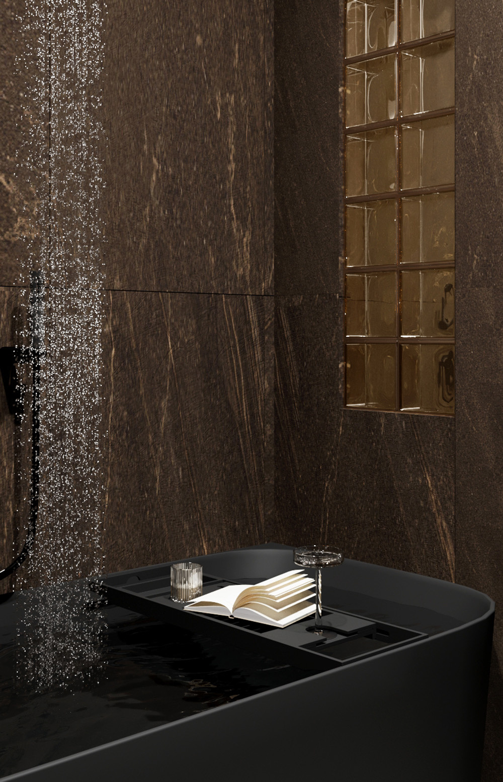 Grott Apartment - тёмный интерьер для яркой жизни