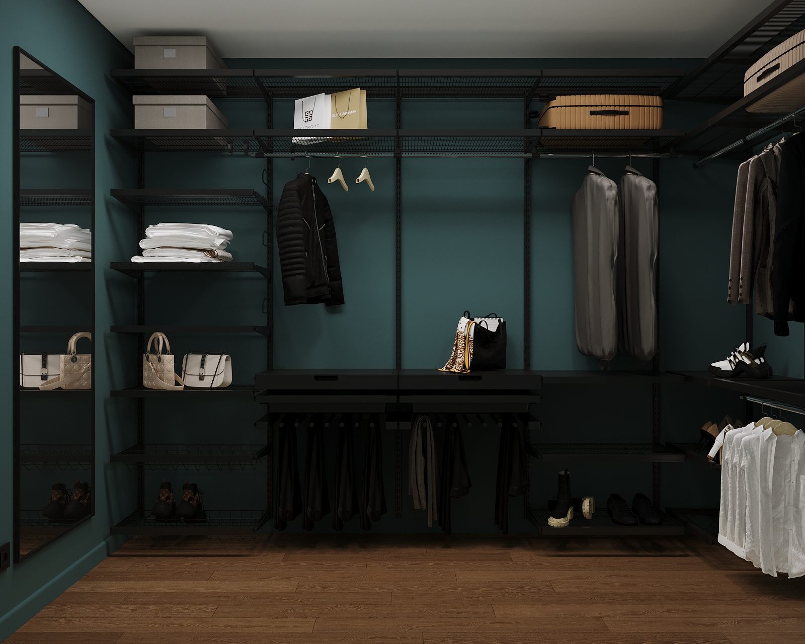 Обложка проекта: Интерьер квартиры в современном стиле 76,9 г. Москва