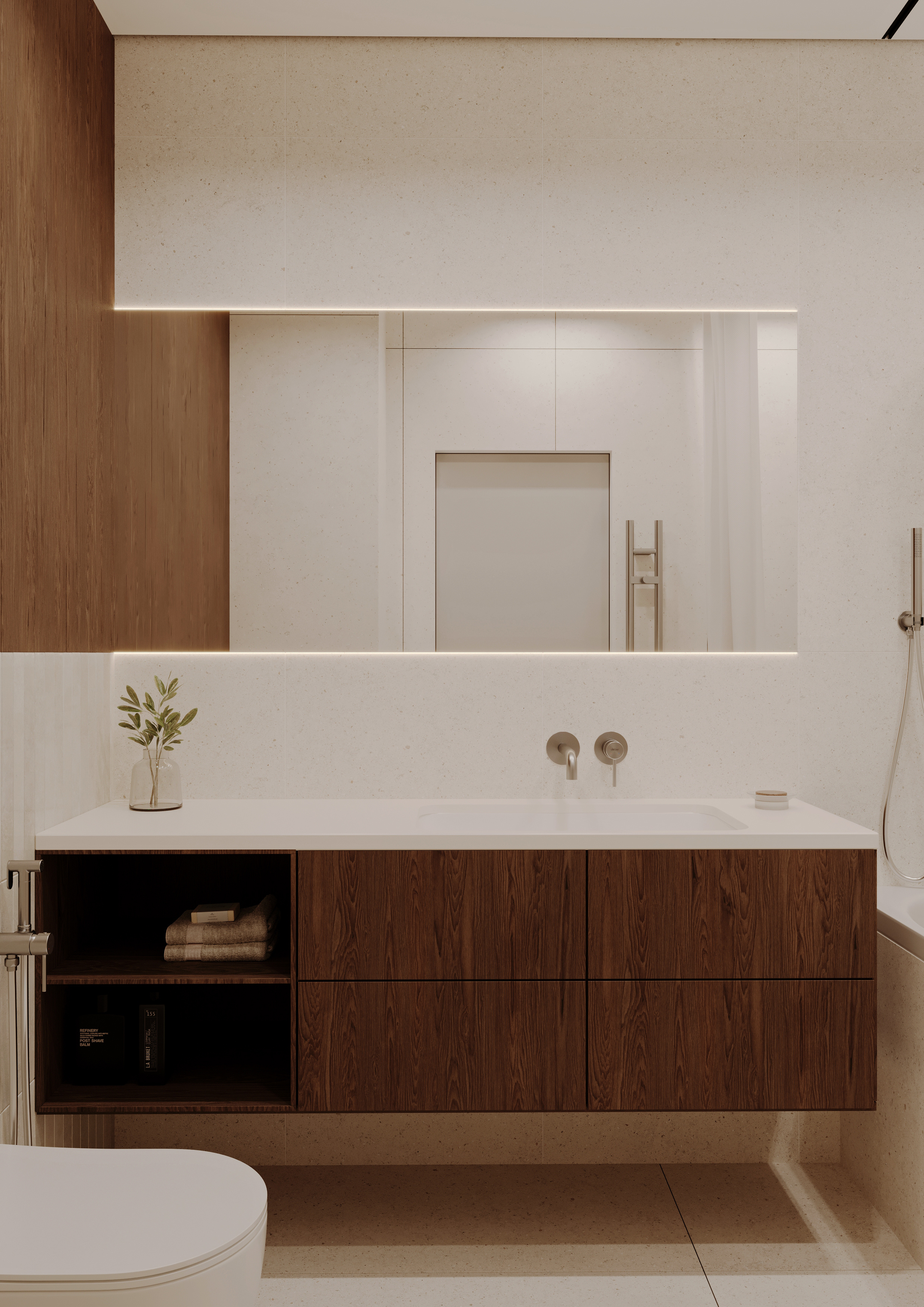 Дизайн 2-комнатной квартиры в ЖК Аквилон Leaves