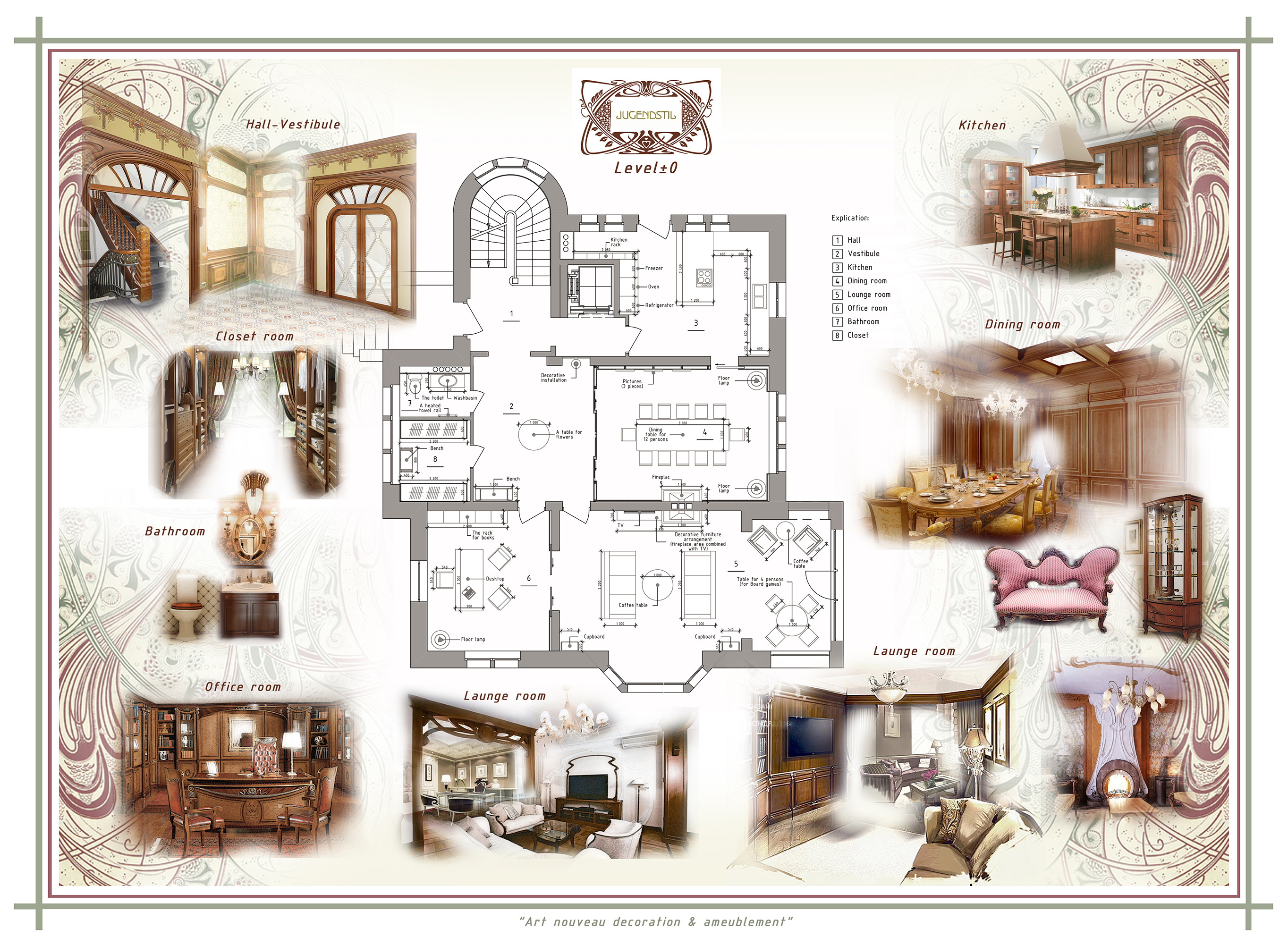 Цюрих "Villa Heshen" 140 кв²