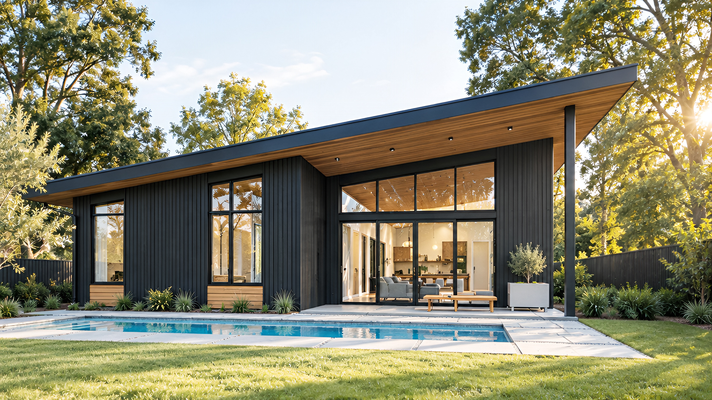 Индивидуальный жилой дом в стиле Modern farmhouse