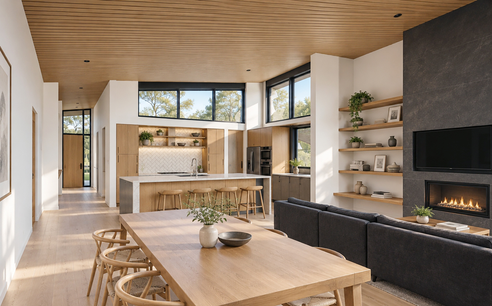 Индивидуальный жилой коттедж в стиле Modern farmhouse 