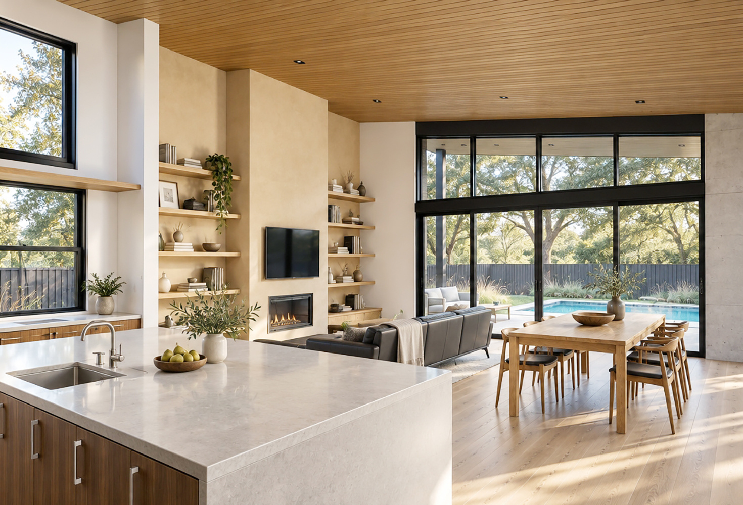 Индивидуальный жилой коттедж в стиле Modern farmhouse 