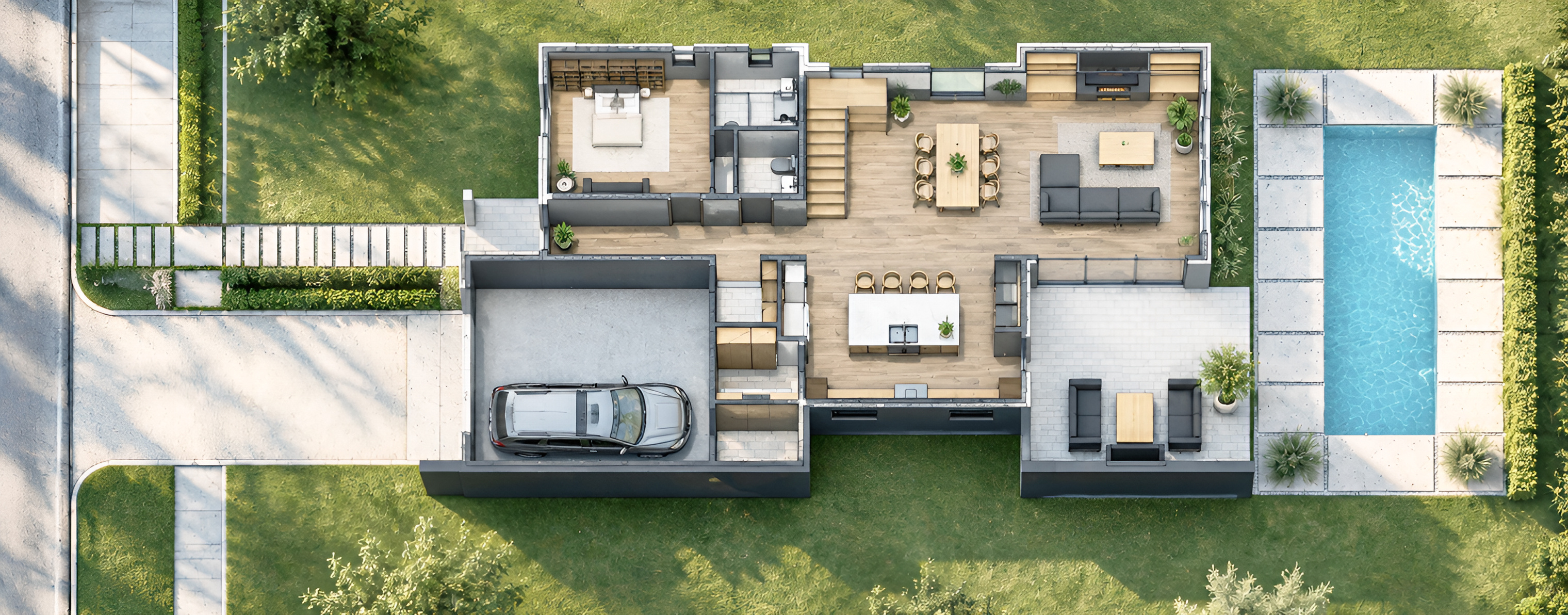 Современный жилой дом Modern farmhouse