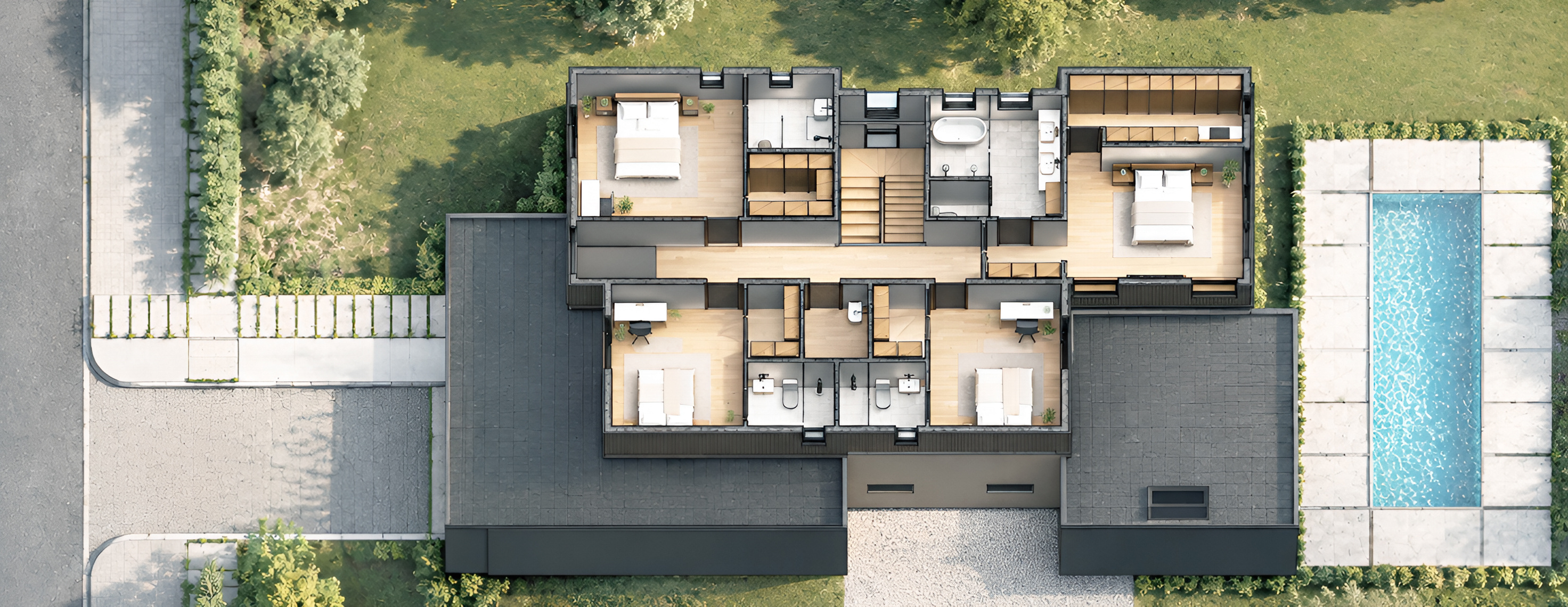 Современный жилой дом Modern farmhouse
