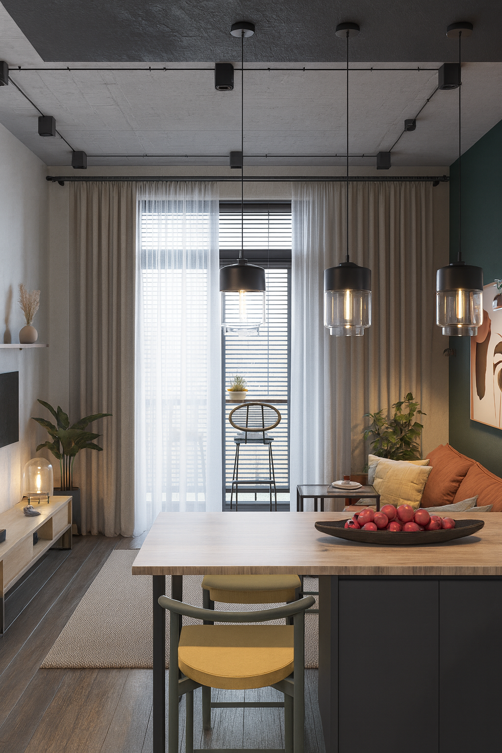 Эко-интерьер квартиры 105 м² в ЖК Millennium | Dreams