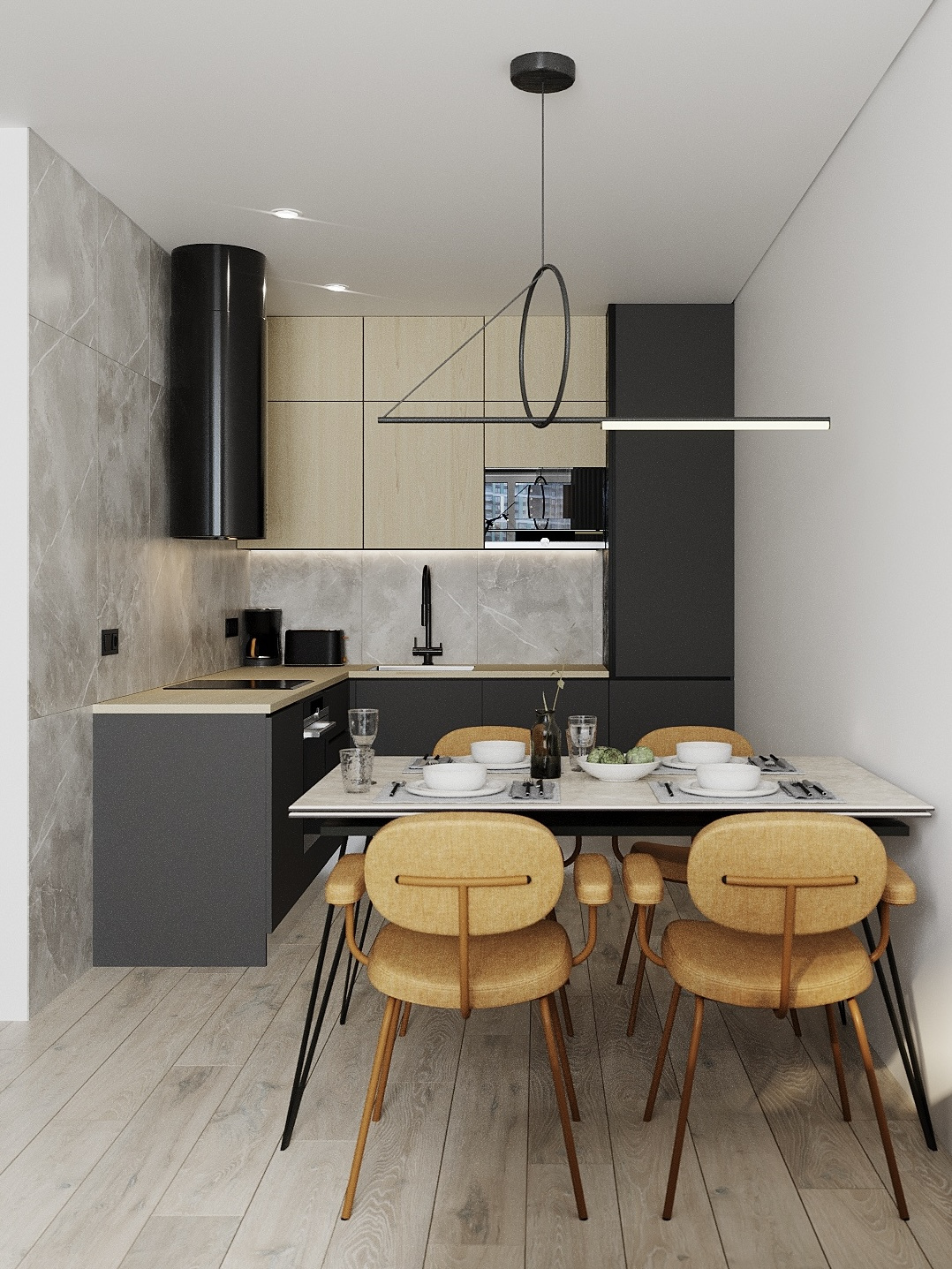 Дизайн квартиры 45 м² после перепланировки | Dreams