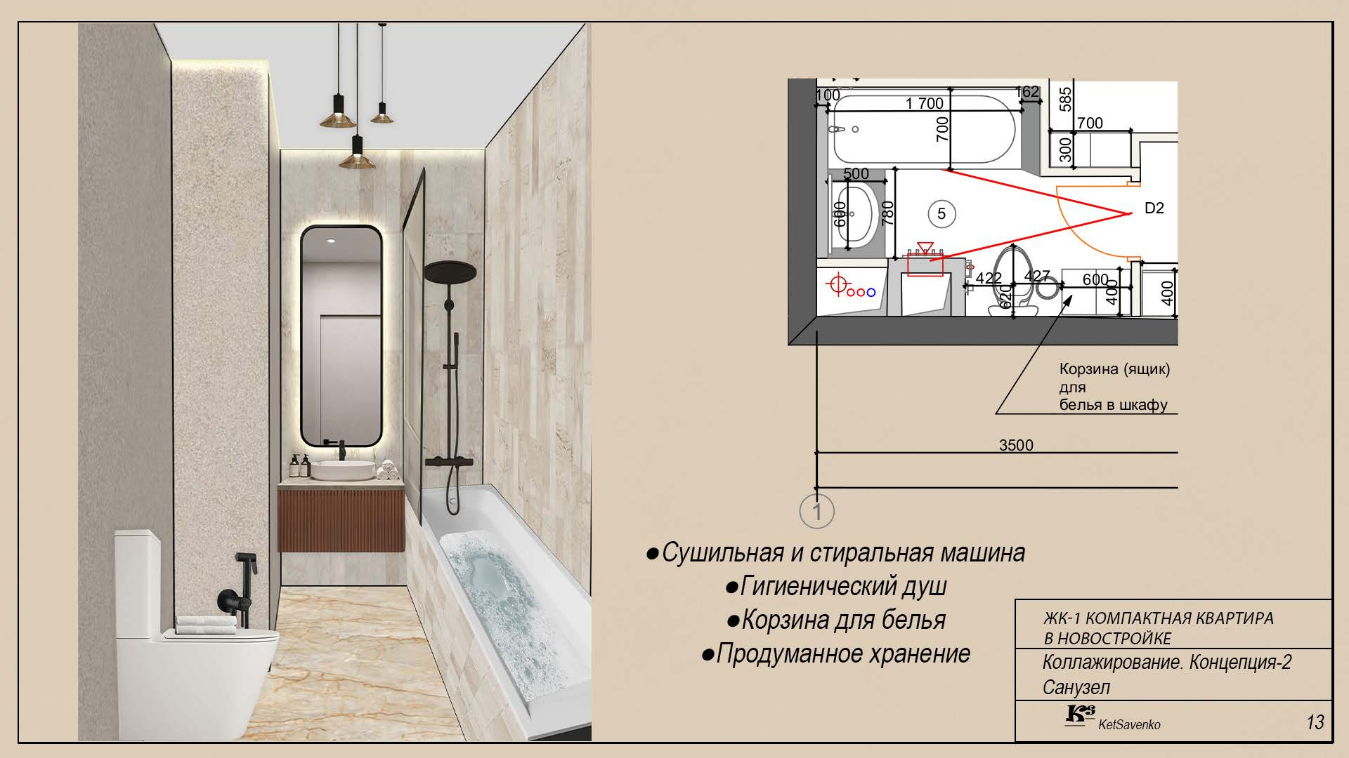 Квартира для молодой девушки. ЖК" ЗИЛАРТ".