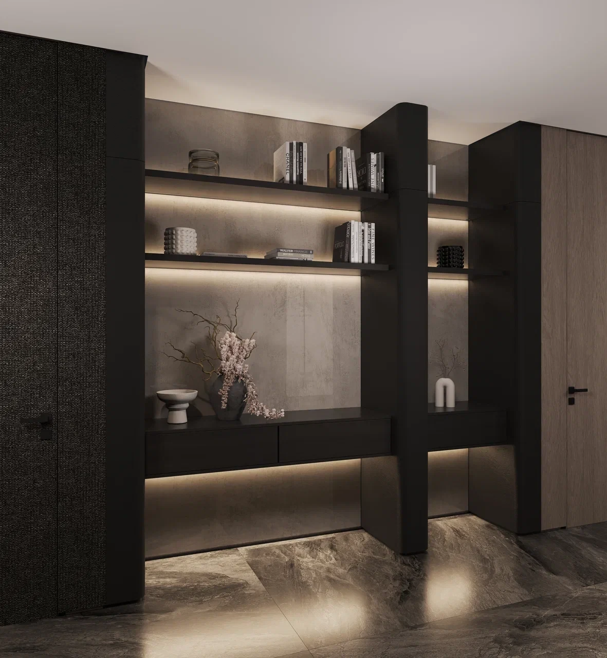 Обложка проекта: Квартира с видом на водоём · Москва · 265 м²