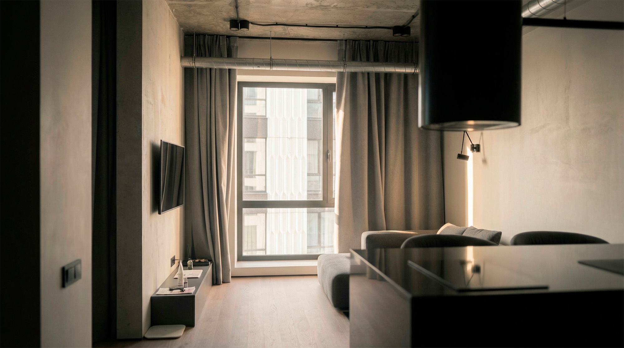 Однокомнатная квартира 39 м2. Жилой комплекс Wellton Towers. Москва. Реализован. 2024 г