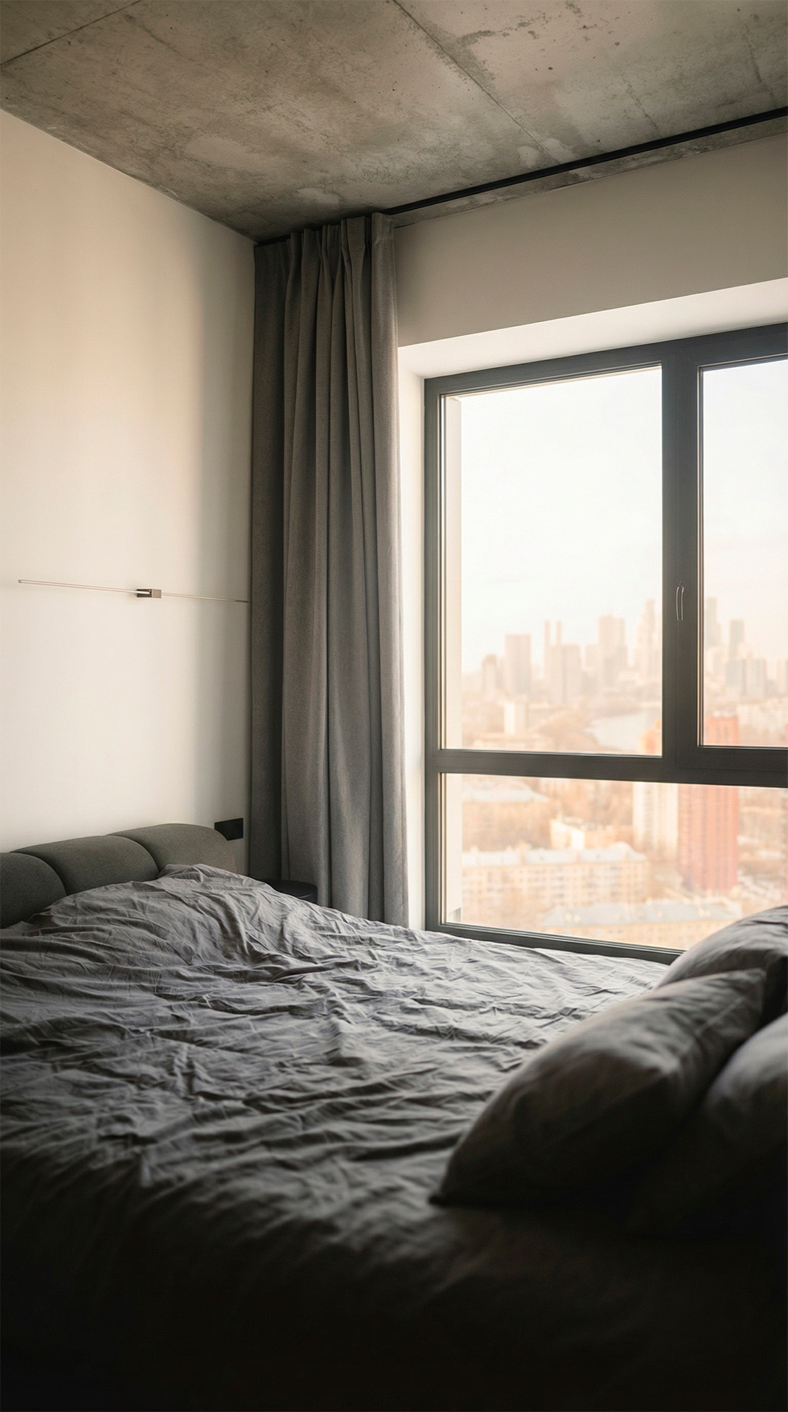 Однокомнатная квартира 39 м2. Жилой комплекс Wellton Towers. Москва. Реализован. 2024 г