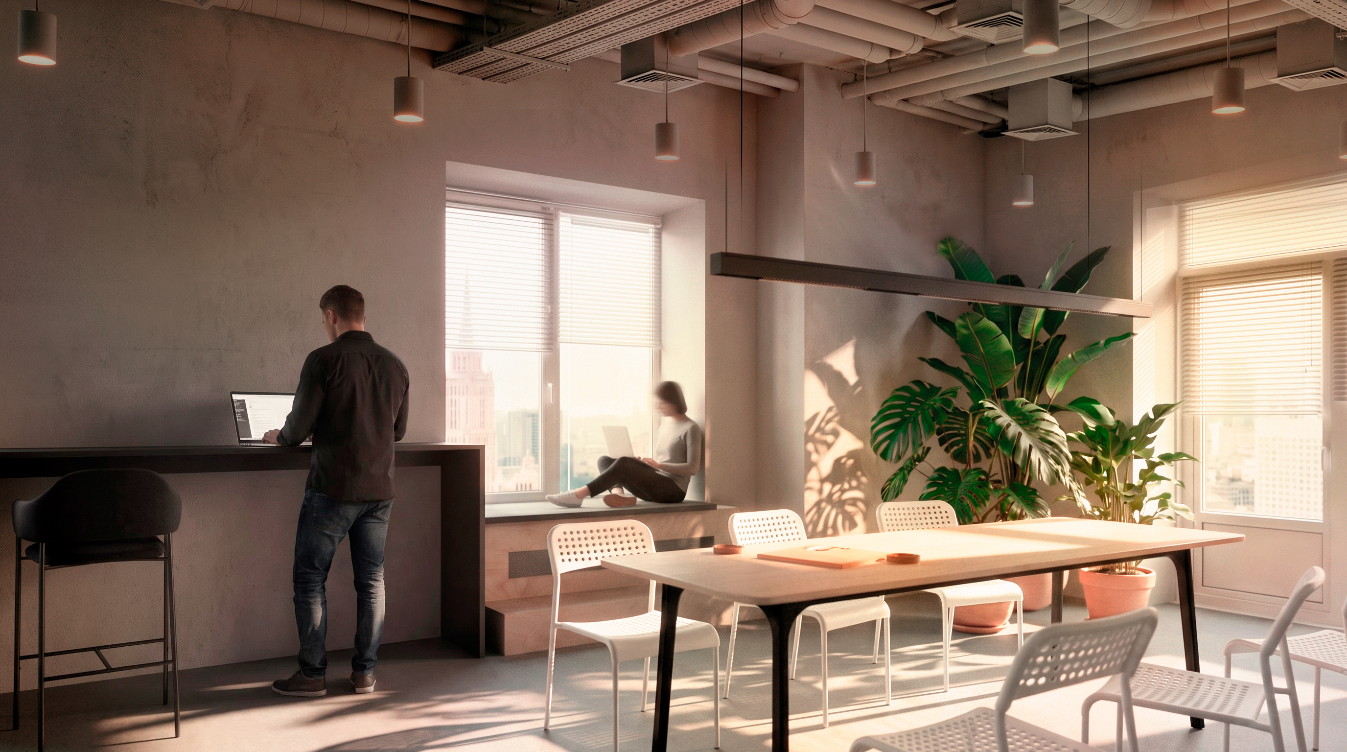 Офис IT-компании 298 м².  Волгоград. Концепция. 2023 год. 
