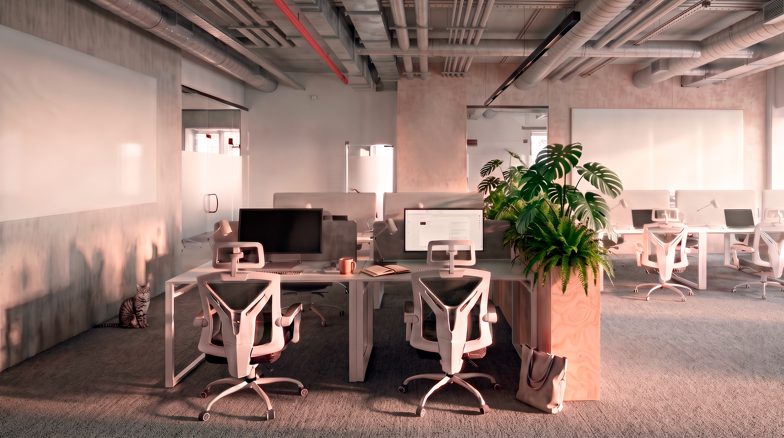 Офис IT-компании 298 м².  Волгоград. Концепция. 2023 год. 