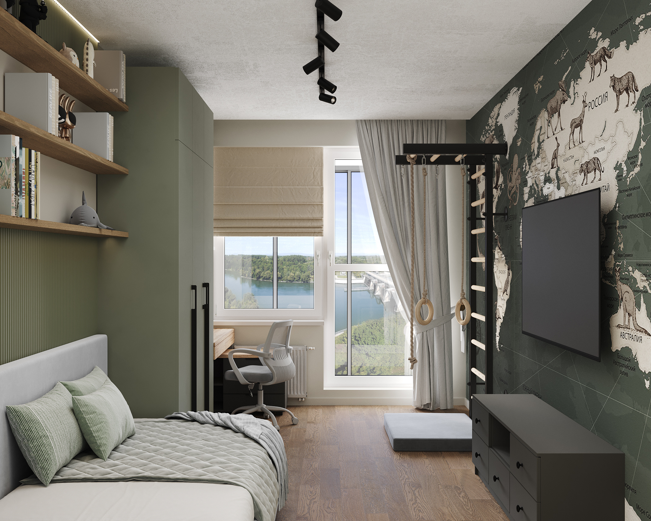 Визуализация квартиры Москва, Нахимовский проспект