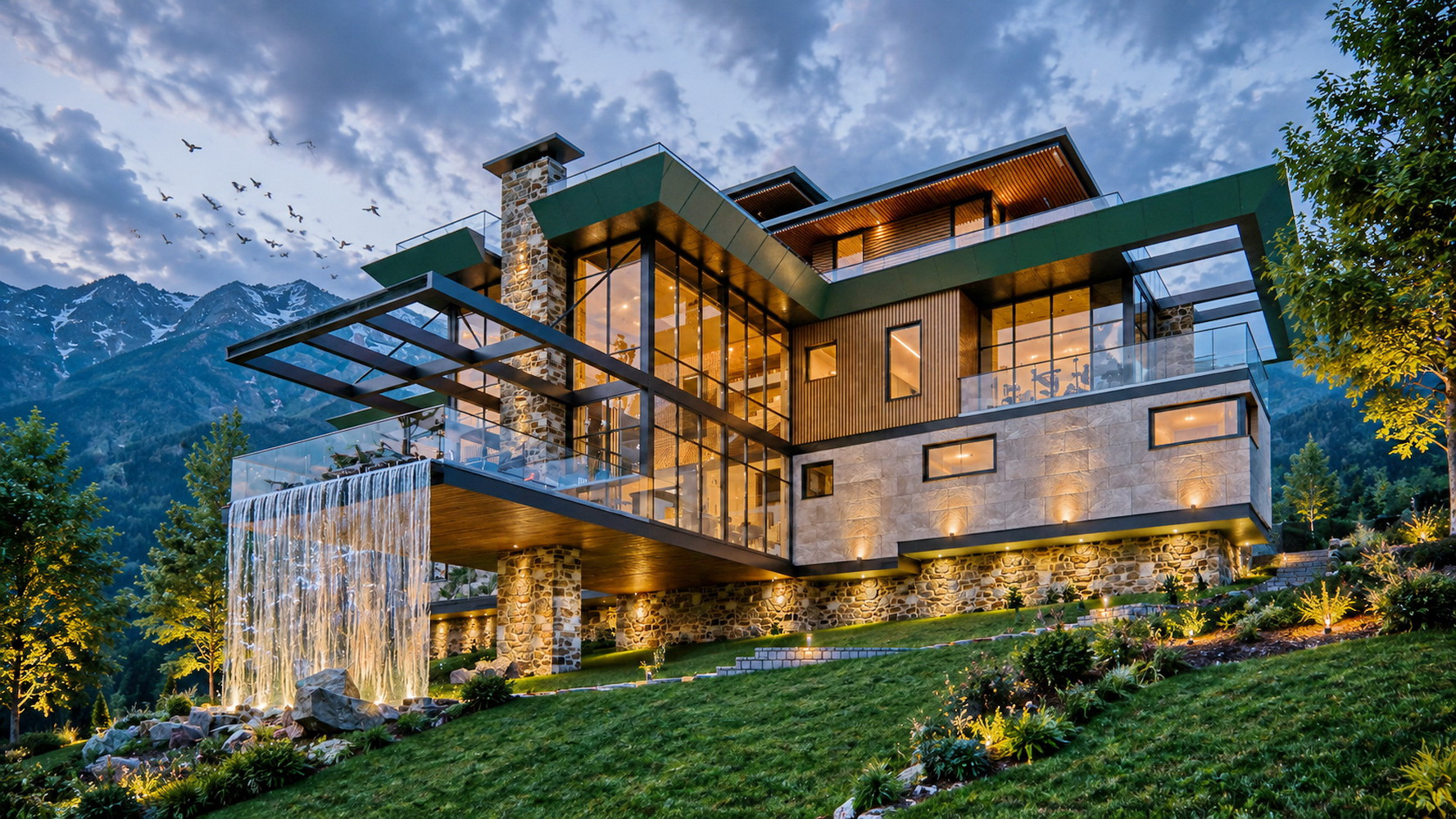 Flying house