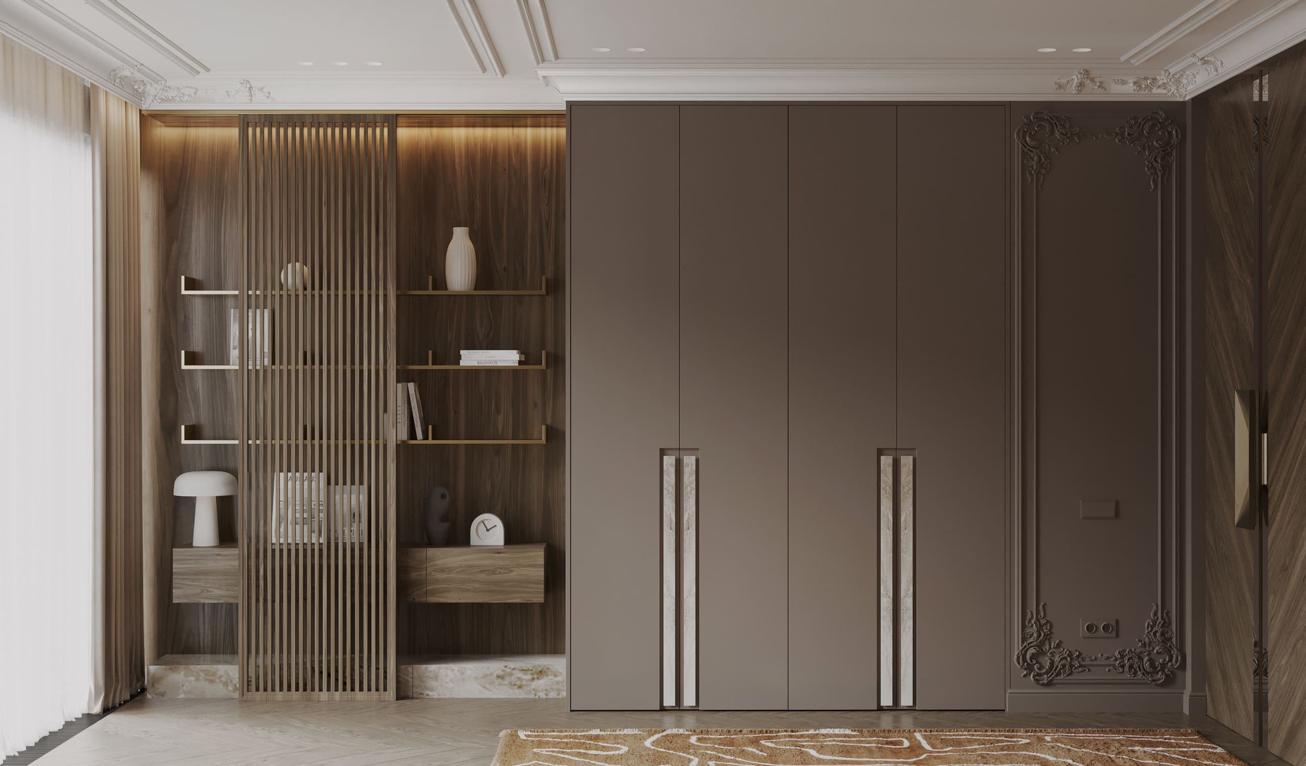 Дизайн-проект квартиры 145 м² в ЖК «Остров»