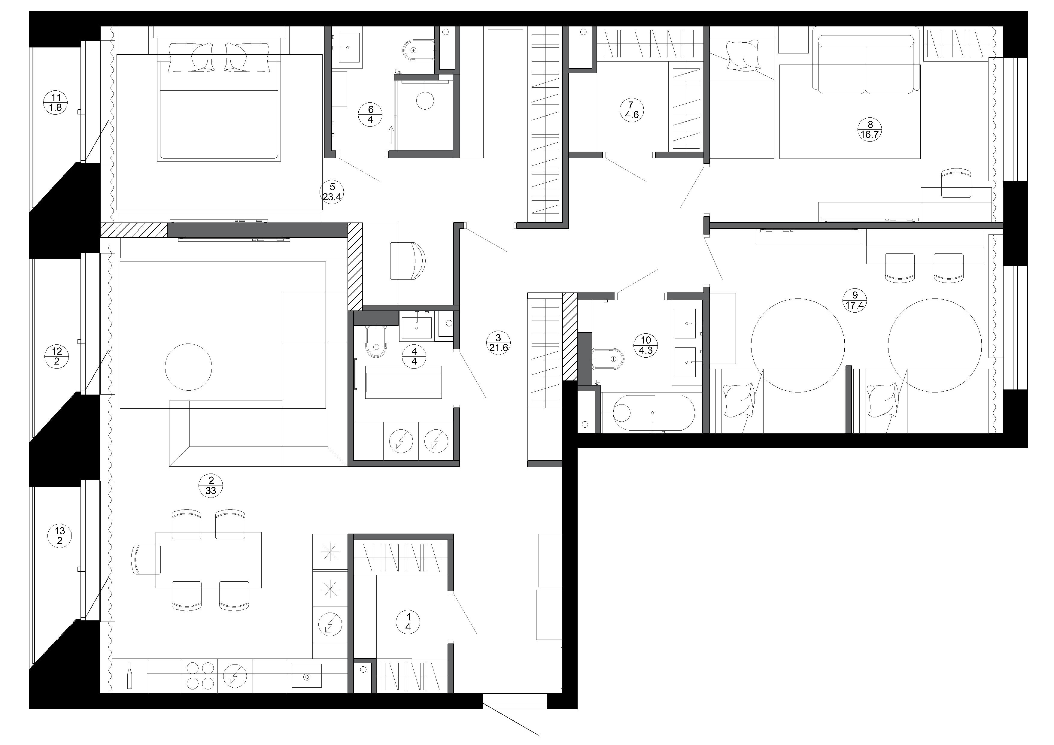 ЖК Foriver 138 кв.м.