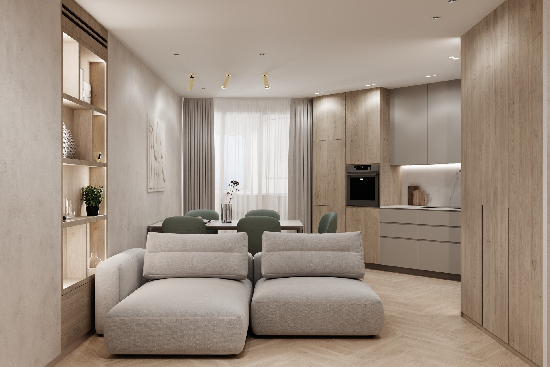 Обложка проекта: ЖК Янтарный 116 кв.м.