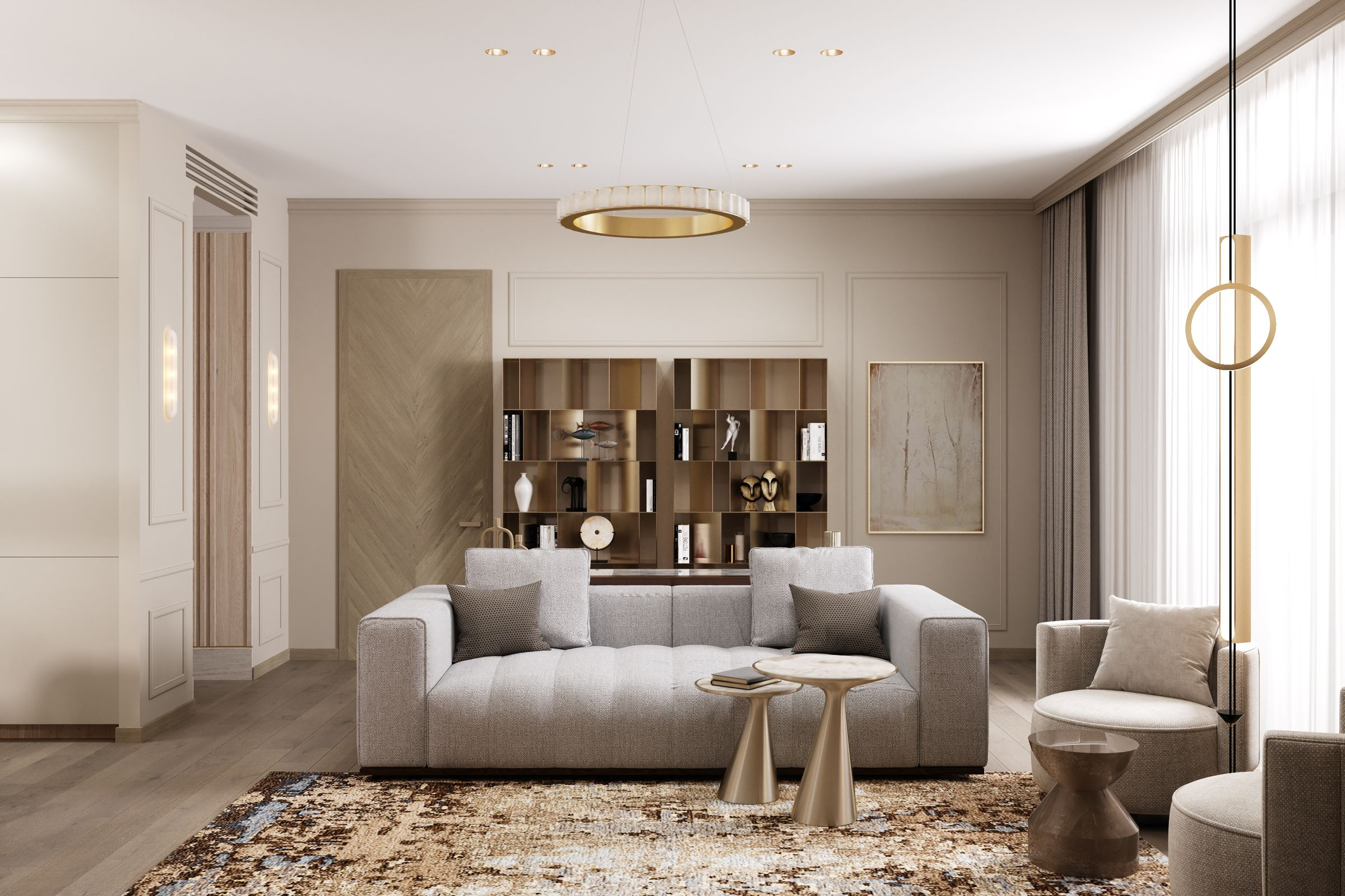 Обложка проекта: Квартира 128 кв.м. ЖК Медный