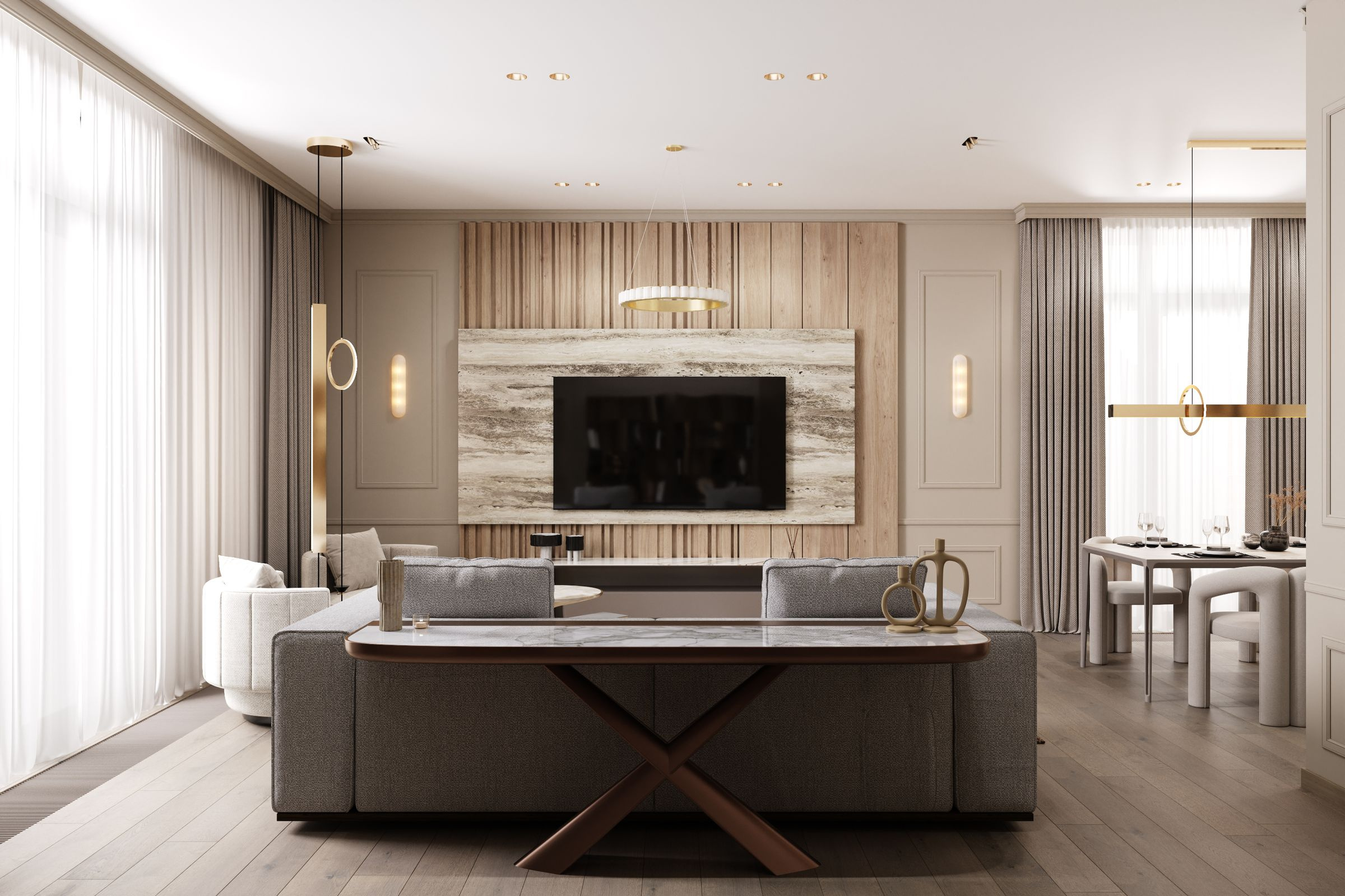 Квартира 128 кв.м. ЖК Медный