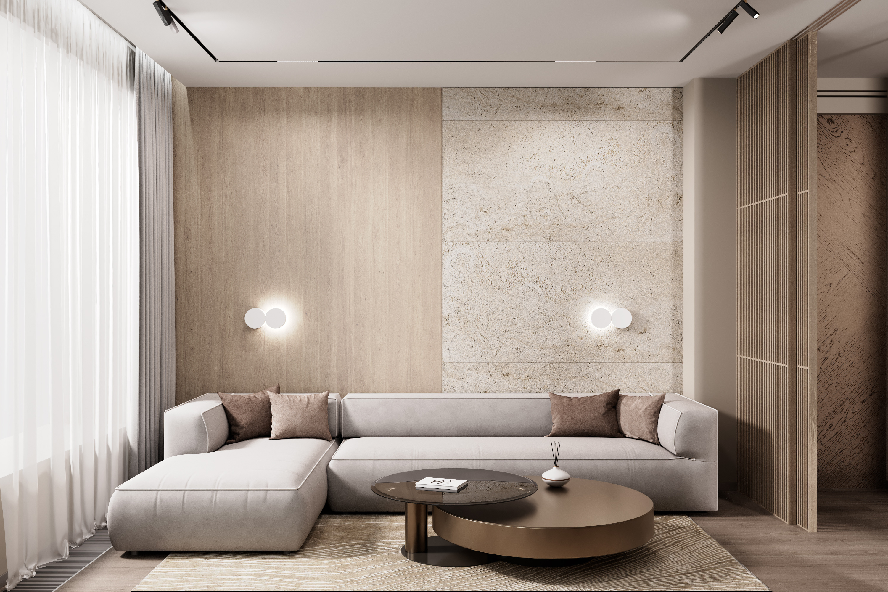 Обложка проекта: Квартира в ЖК Сердце столицы 90 кв.м.