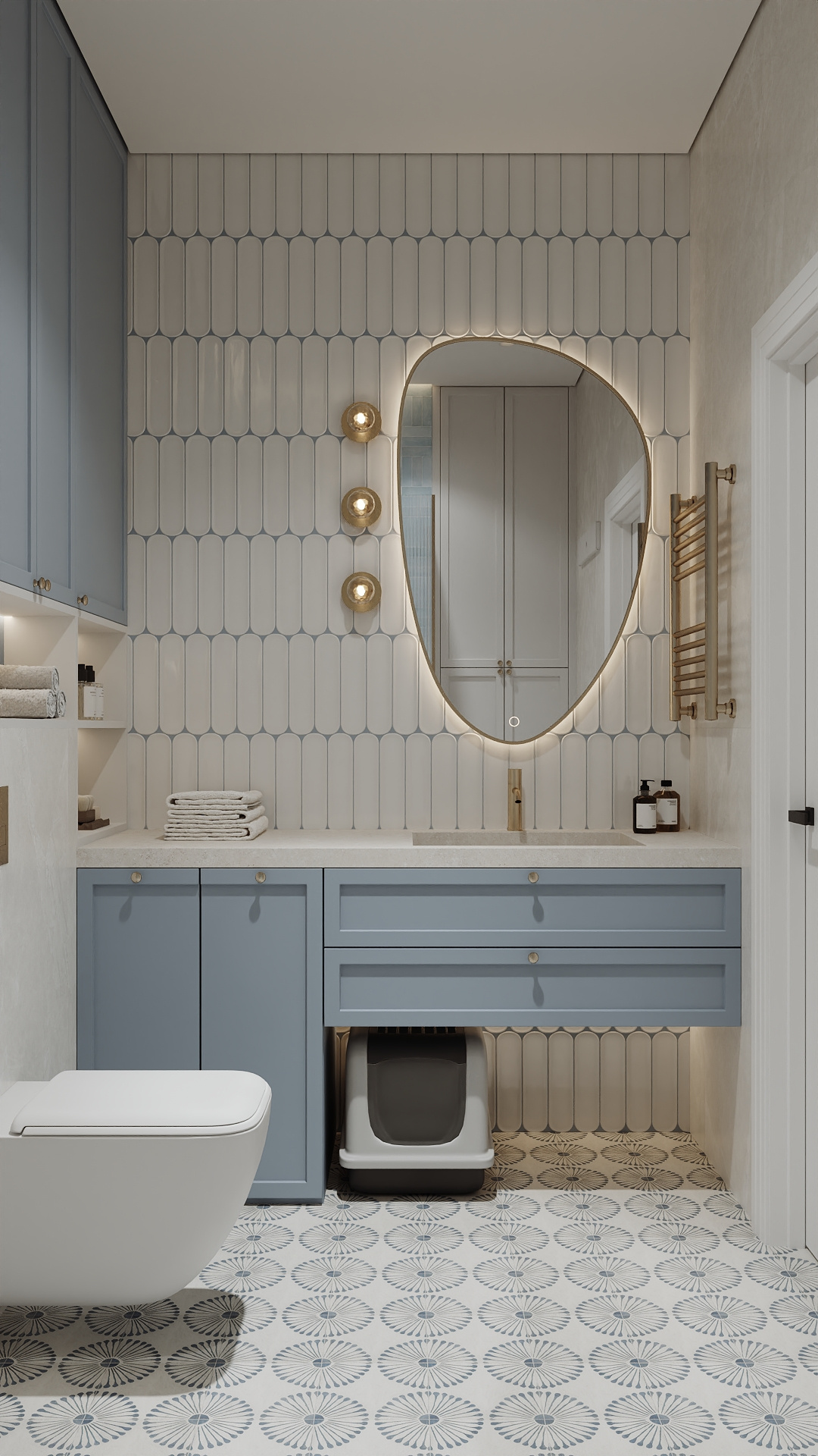 Квартира 64 м² для молодой девушки в ЖК "Лефортово Парк"