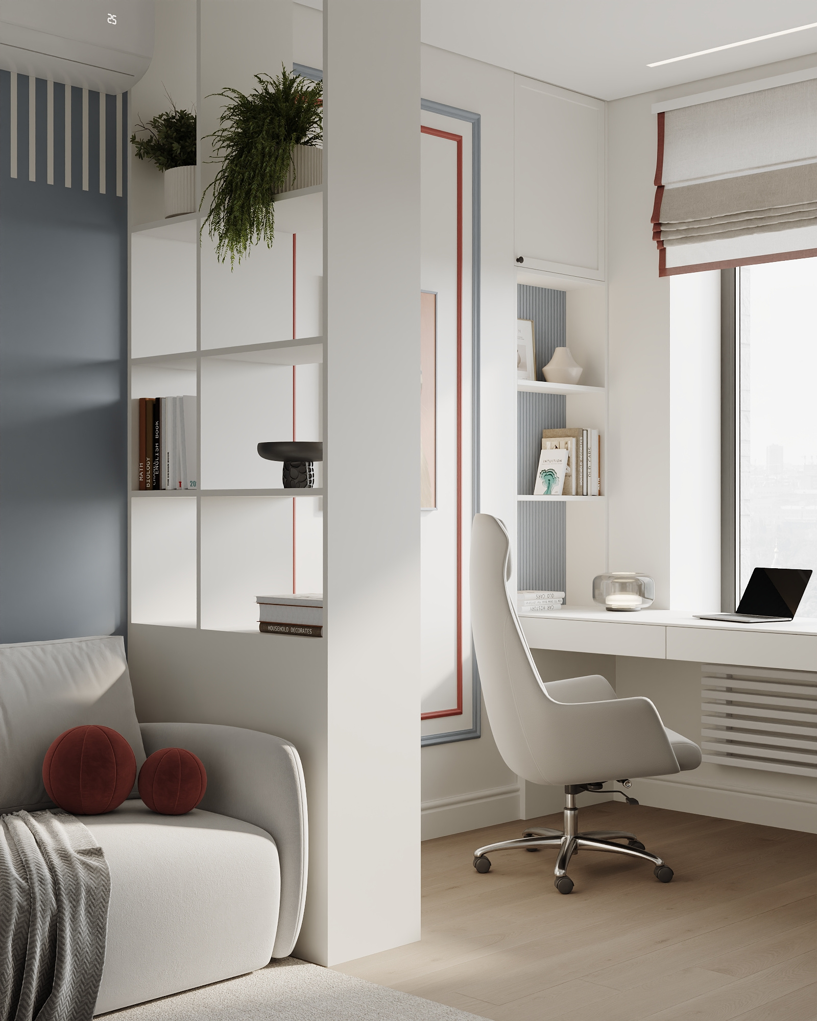 Квартира 64 м² для молодой девушки в ЖК "Лефортово Парк"