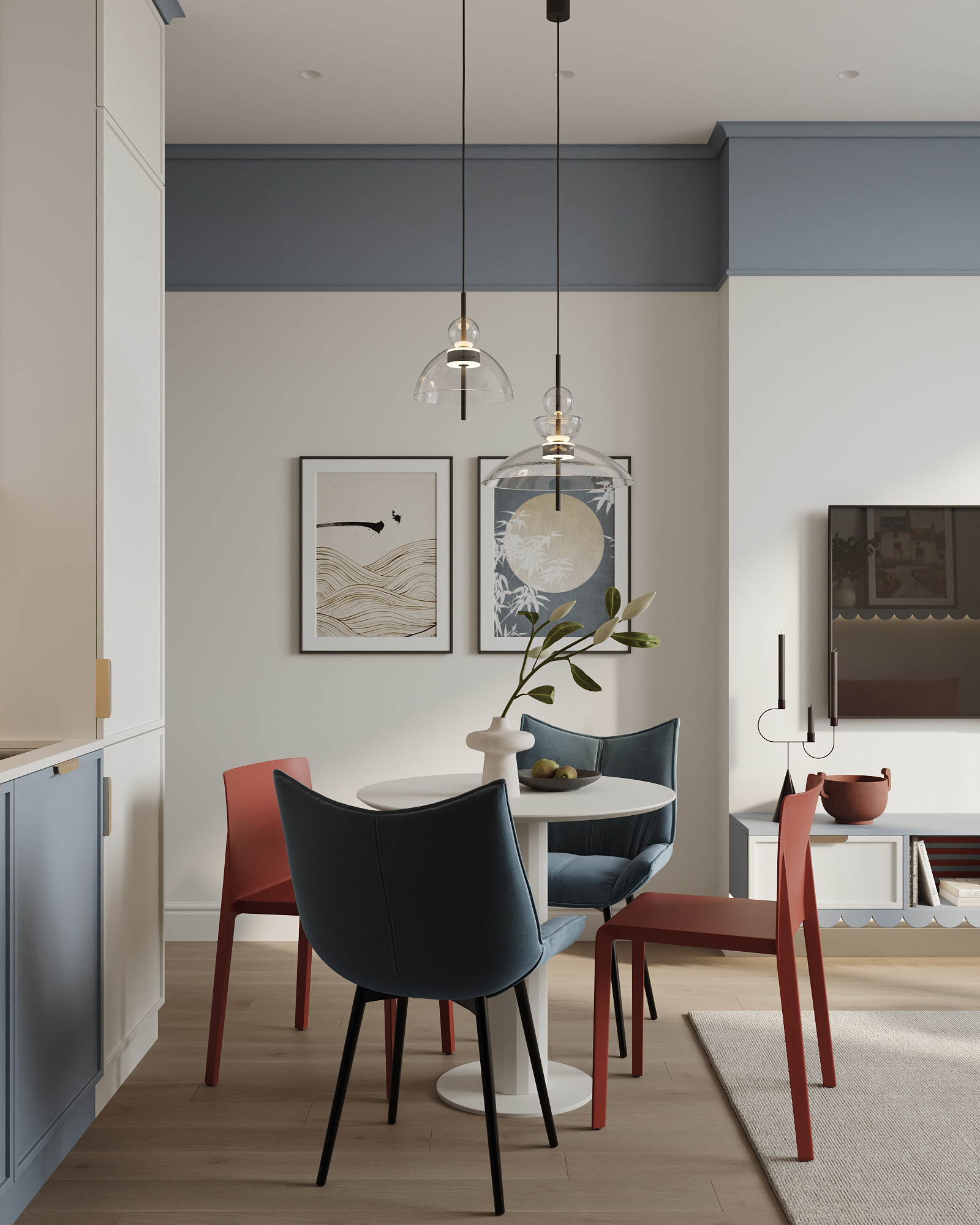 Квартира 64 м² для молодой девушки в ЖК "Лефортово Парк"