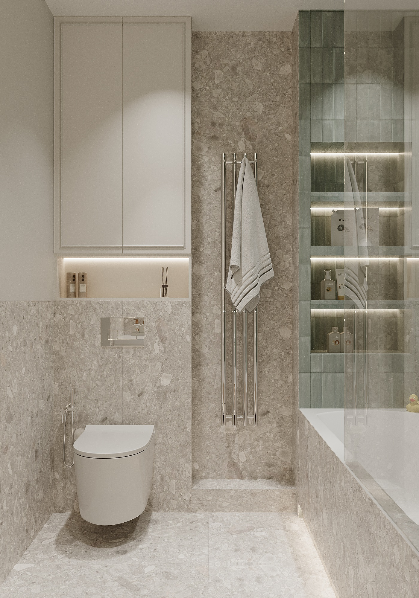 Квартира 108 м² в классическом стиле в ЖК "Береговой-2"