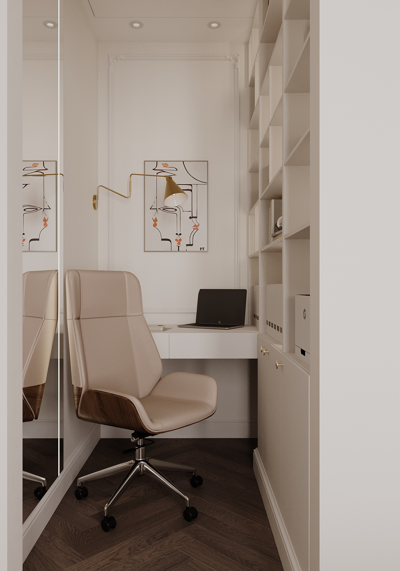 Квартира 108 м² в классическом стиле в ЖК "Береговой-2"