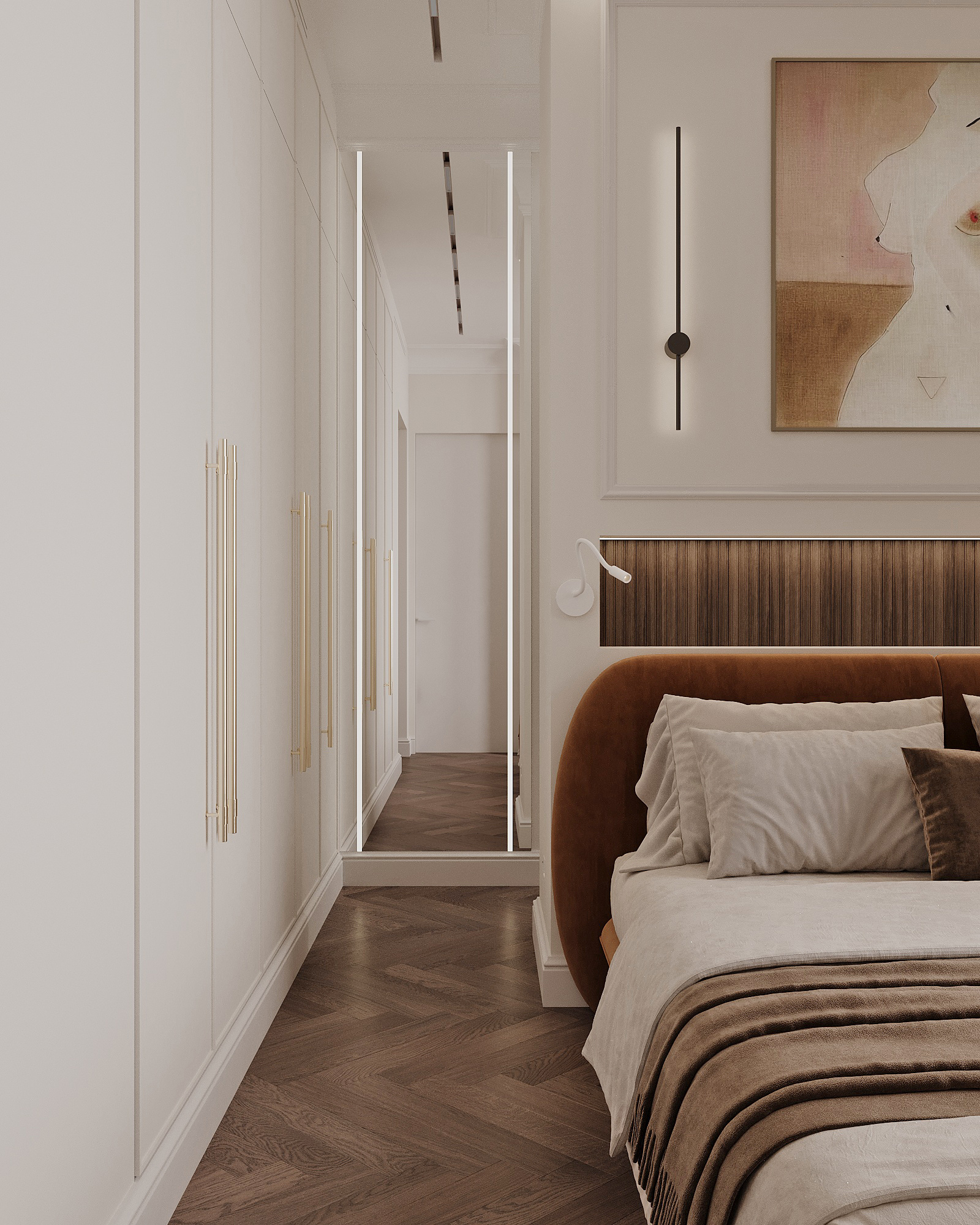 Квартира 108 м² в классическом стиле в ЖК "Береговой-2"