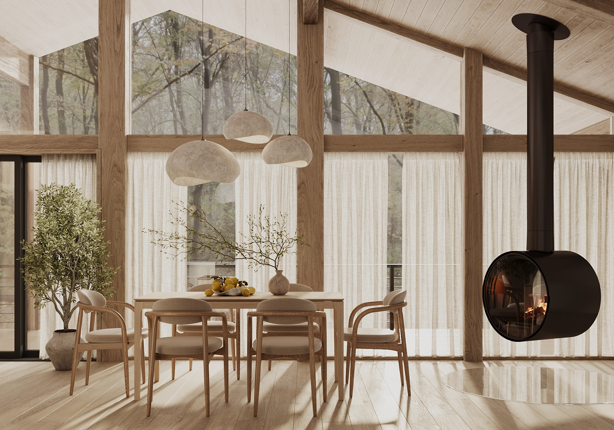 Одноэтажный дом фахверк 126м² в г. Москва